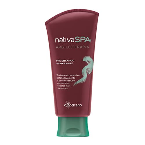 Nativa Spa Pré Shampoo Purificante Argiloterapia, 180Ml