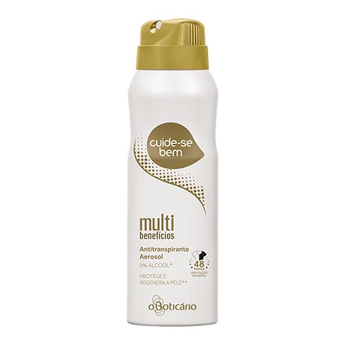 Cuide-Se Bem Desodorante Antitranspirante Aerosol Multibenefícios, 75G