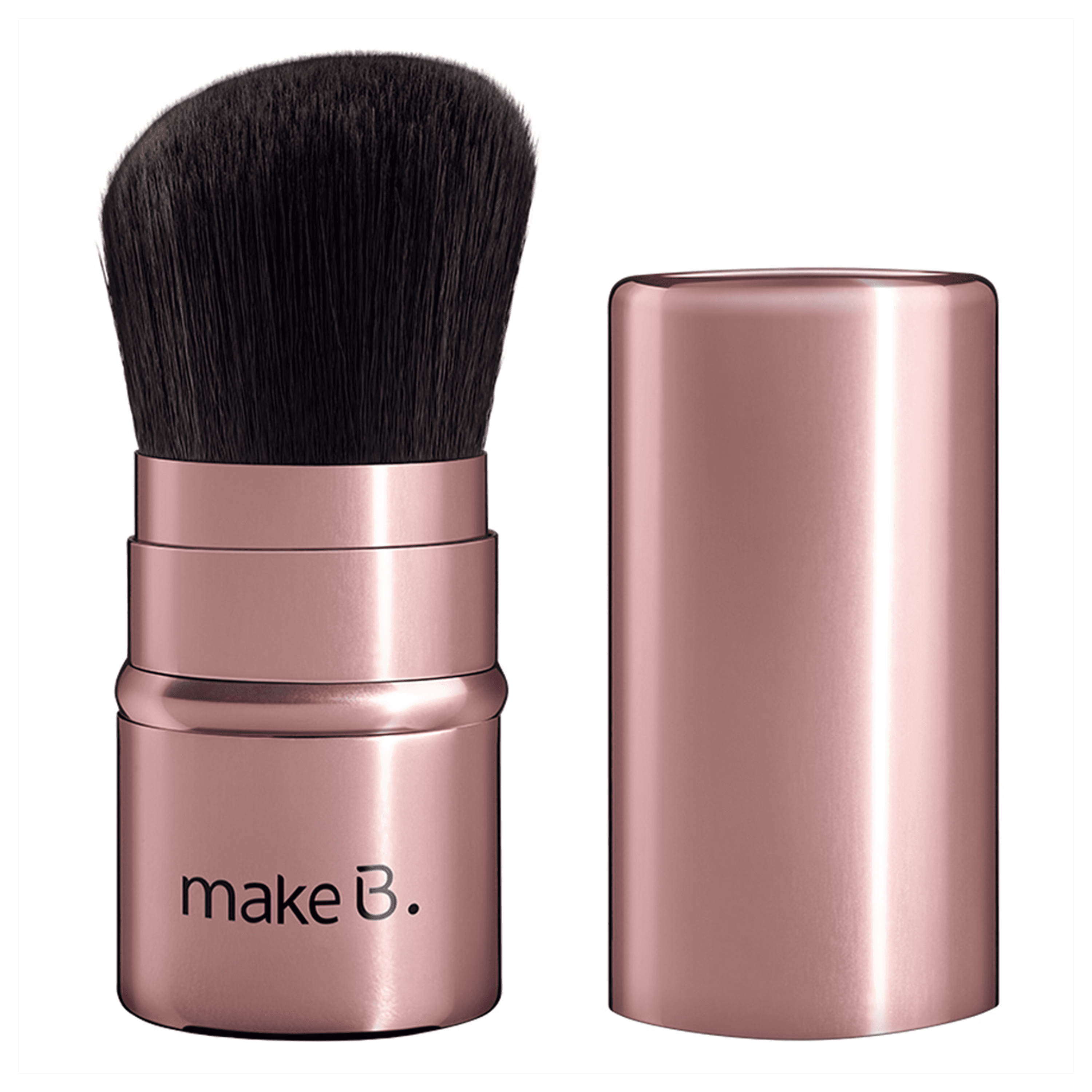 Pincel Kabuki Retrátil Rose Gold Make B. 1 Unidade