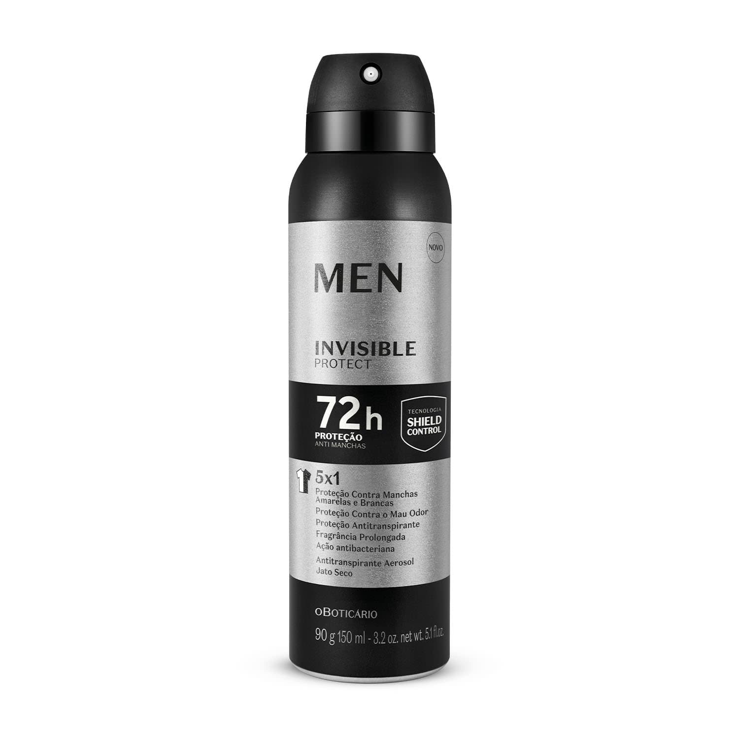 Antitranspirante Aerosol Jato Seco Men Invisible Protect 90G/150Ml