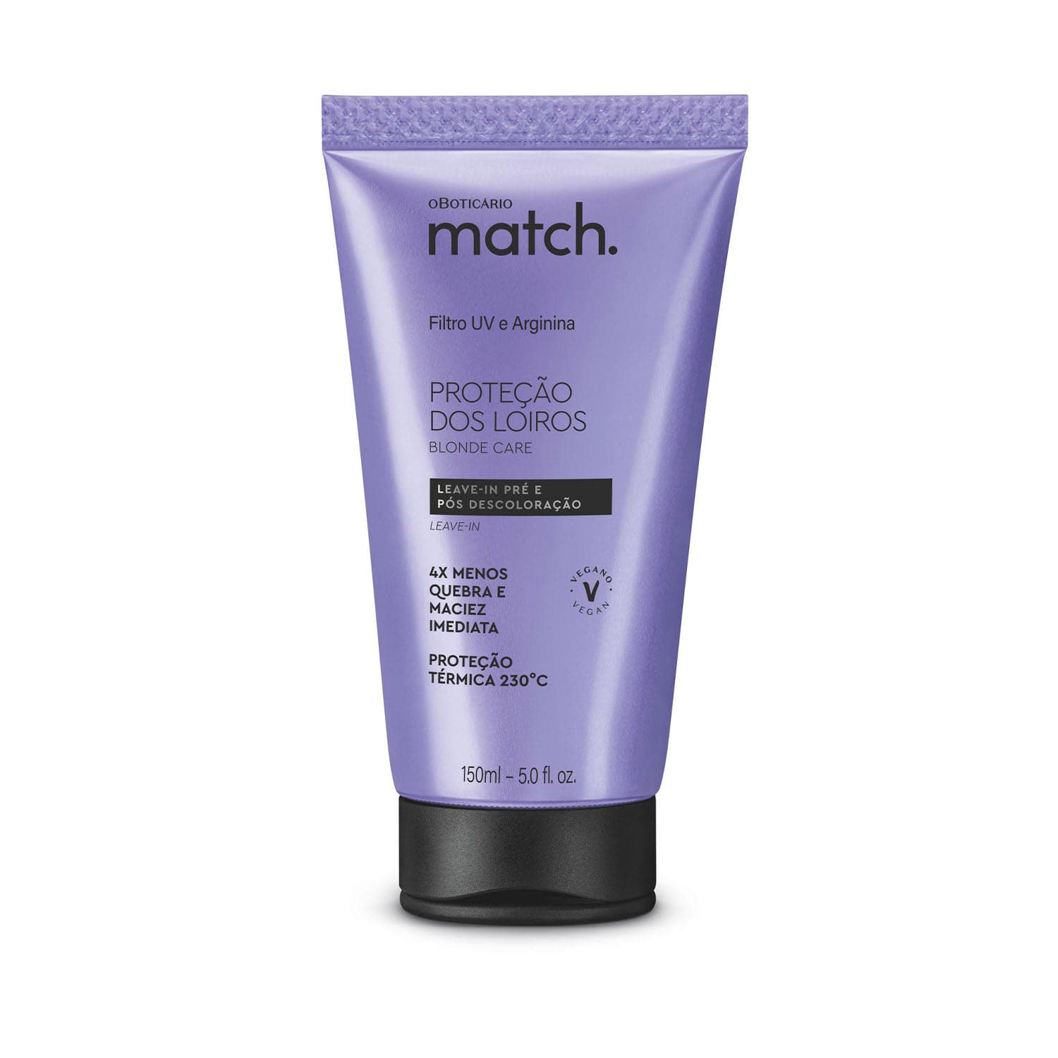 Leave-In Pré E Pós Descoloração Match. Proteção Dos Loiros 150Ml