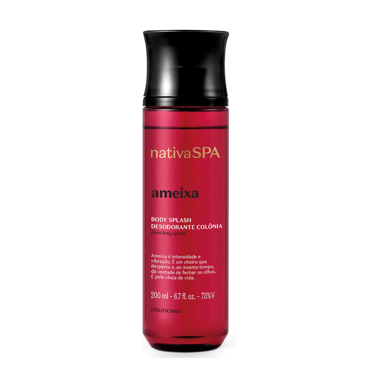 Nativa Spa Ameixa Desodorante Colônia Body Splash 200Ml
