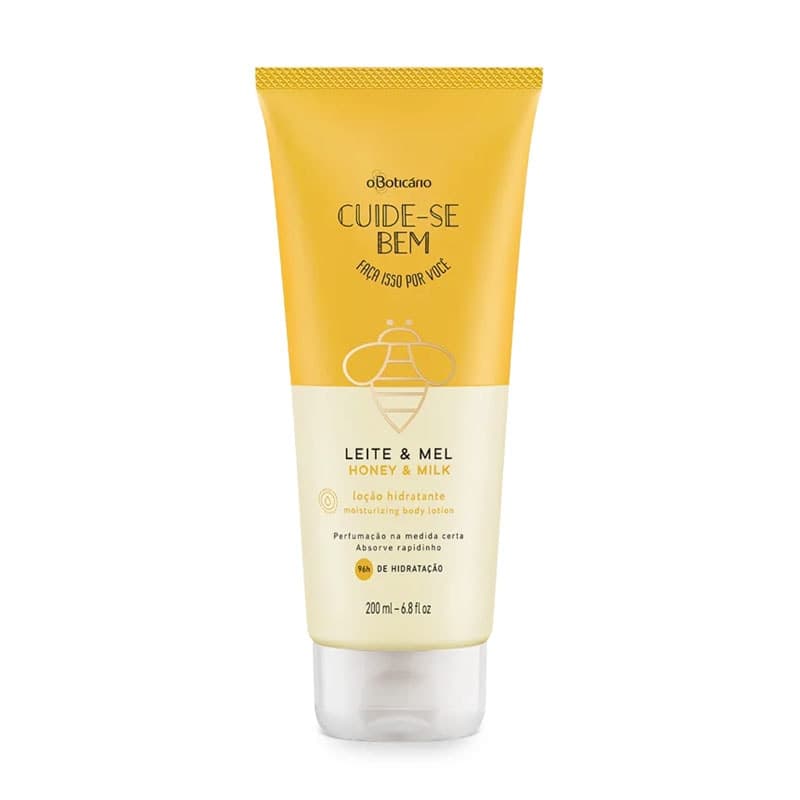 Loção Hidratante Desodorante Corporal Cuide-Se Bem Leite E Mel 200Ml