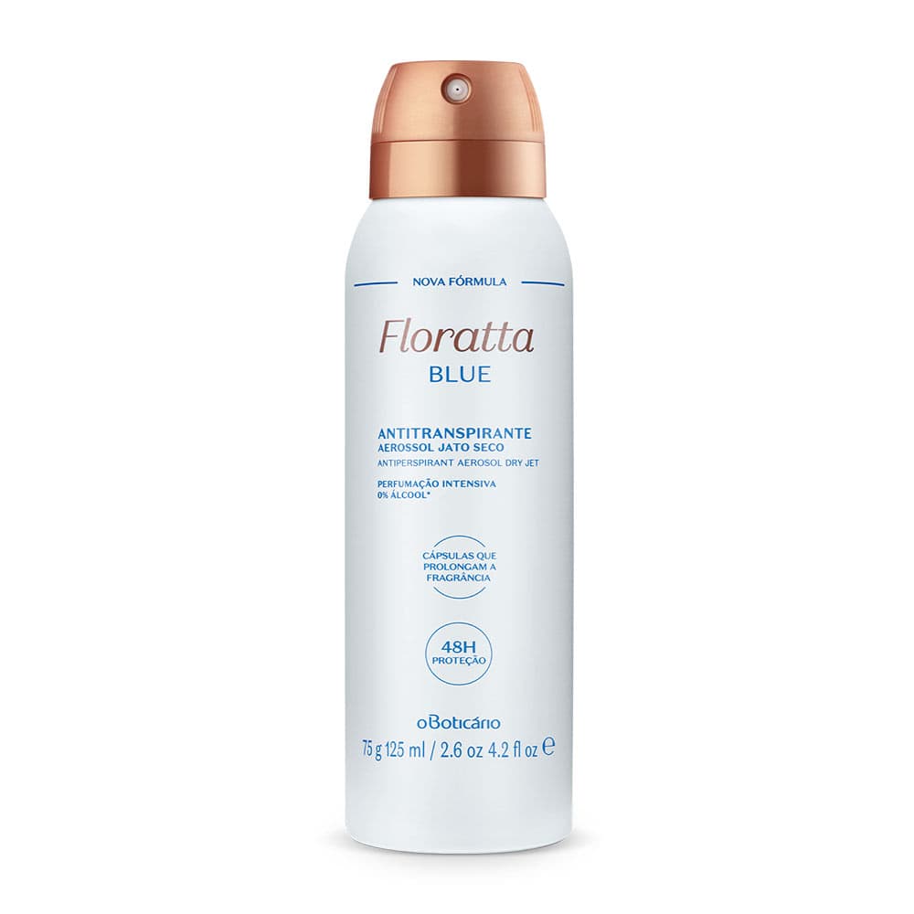 Desodorante Antitranspirante Aerosol Floratta Blue 75G/125Ml