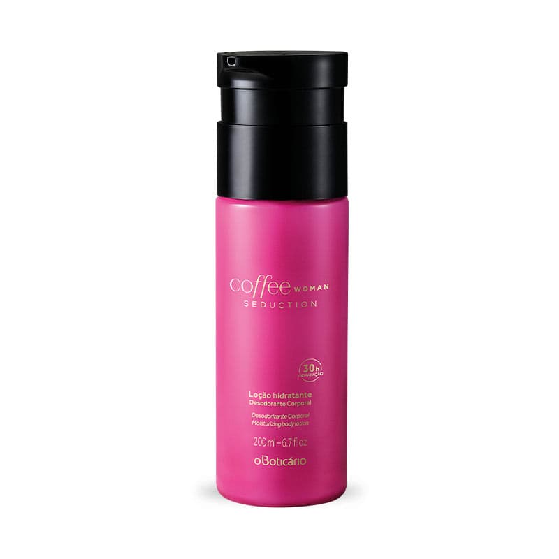 Loção Hidratante Desodorante Corporal Coffee Woman Seduction 200Ml