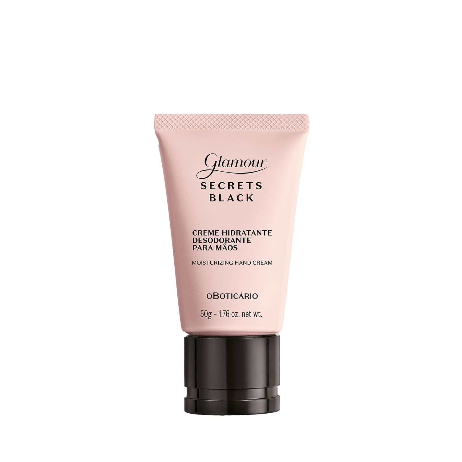 Creme Desodorante Hidratante Para Mãos Glamour Secrets Black 50G
