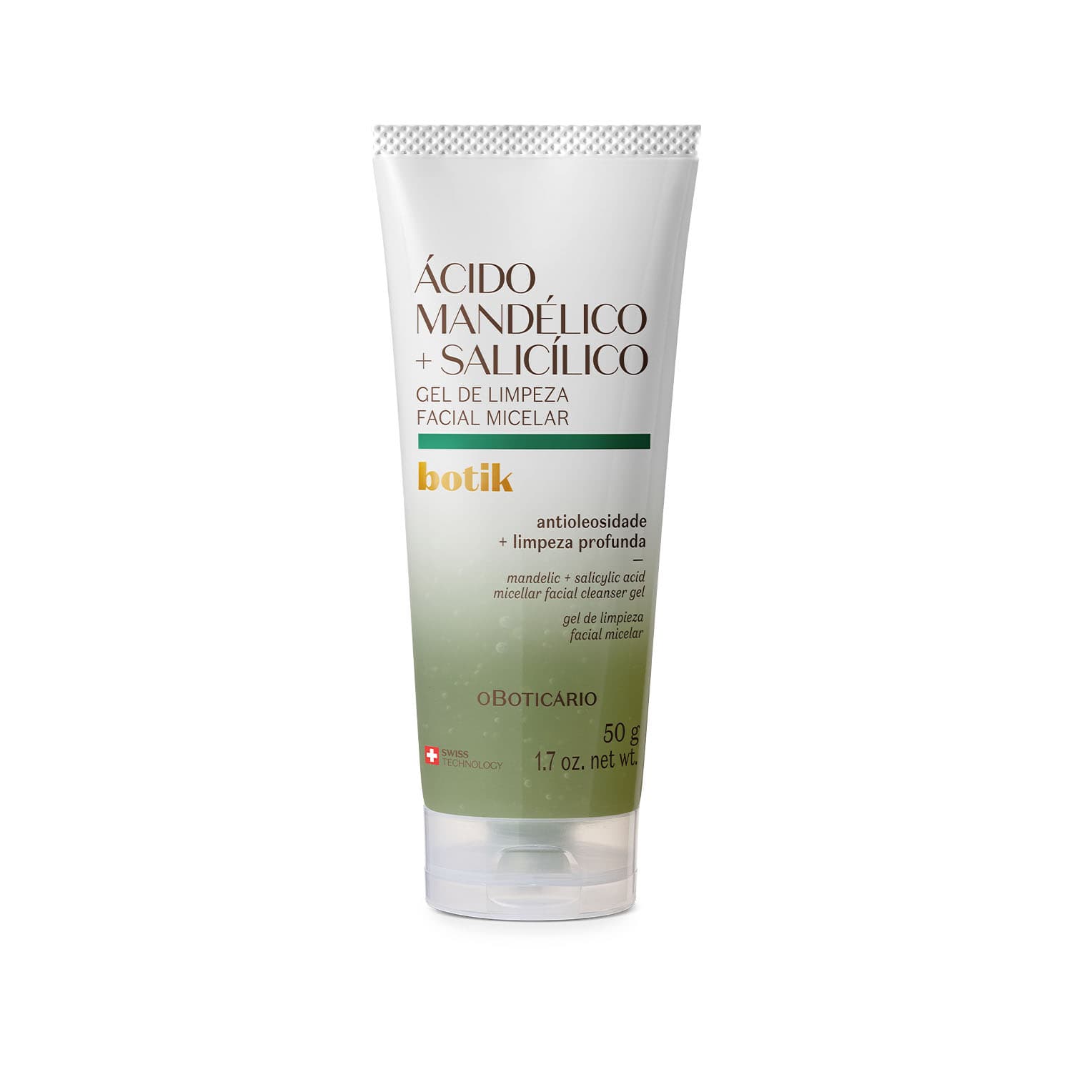 Gel De Limpeza Facial Micelar Ácido Mandélico + Salicílico Botik 50G