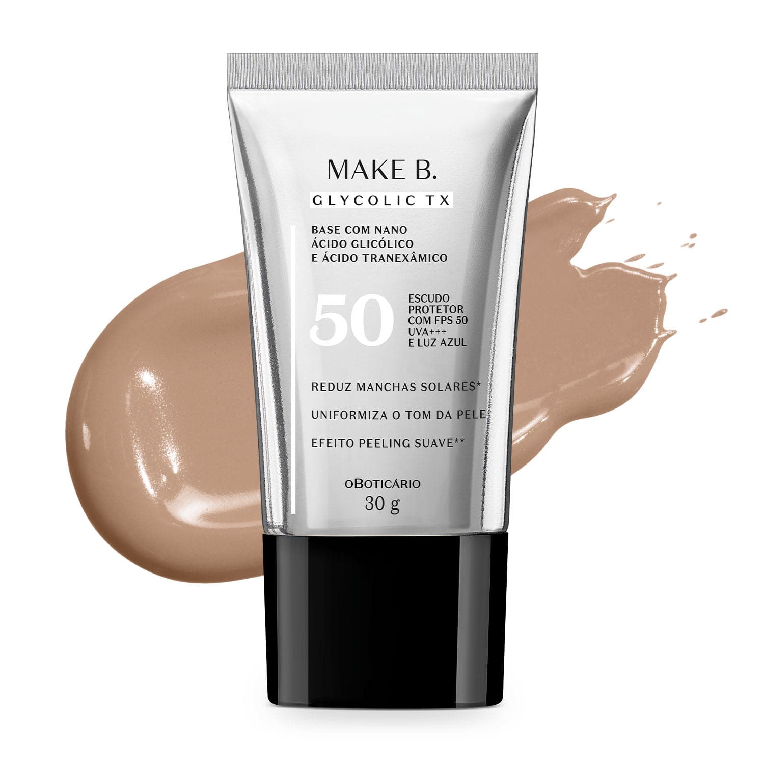 Base Líquida Make B. Glycolic Tx Cor 120 30G