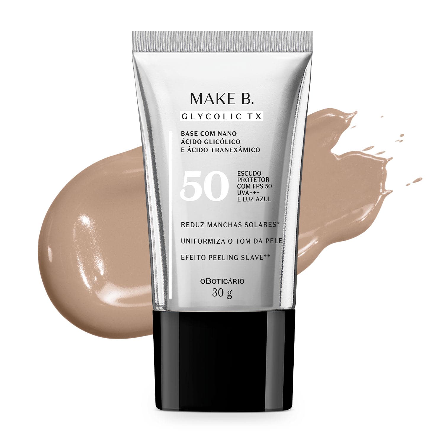 Base Líquida Make B. Glycolic Tx Cor 100 30G