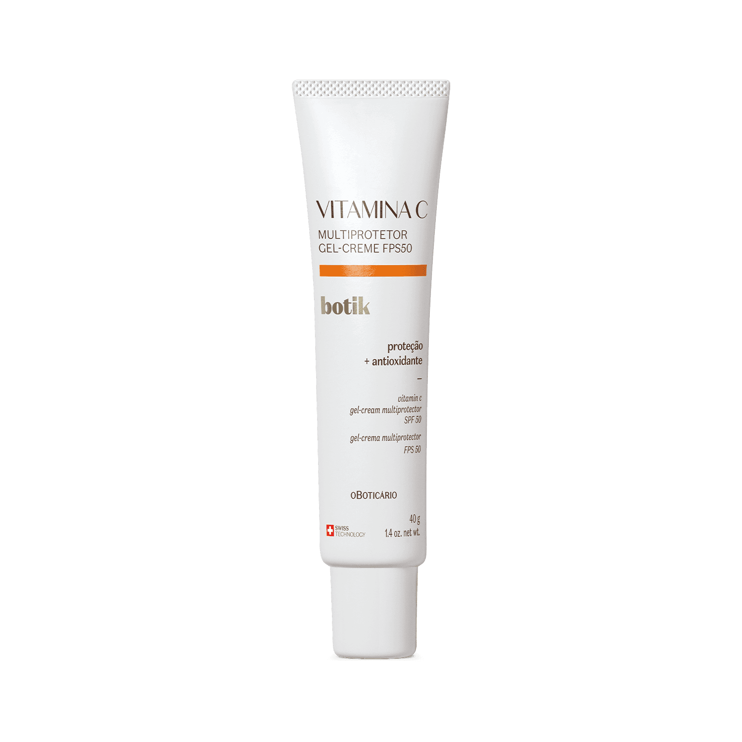 Gel Creme Multiprotetor Fps50 Botik Vitamina C 40G