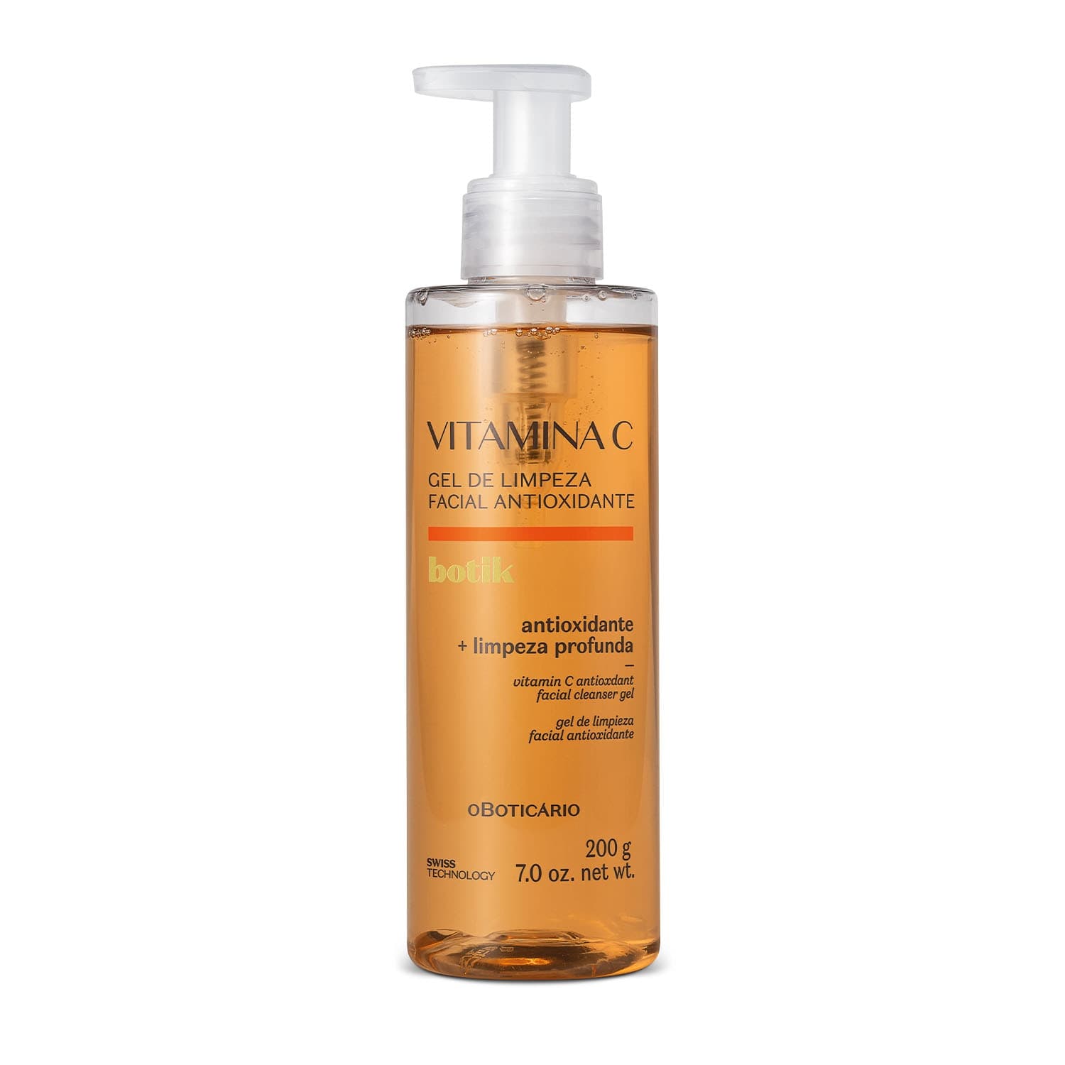 Gel De Limpeza Facial Antioxidante Botik Vitamina C 200G