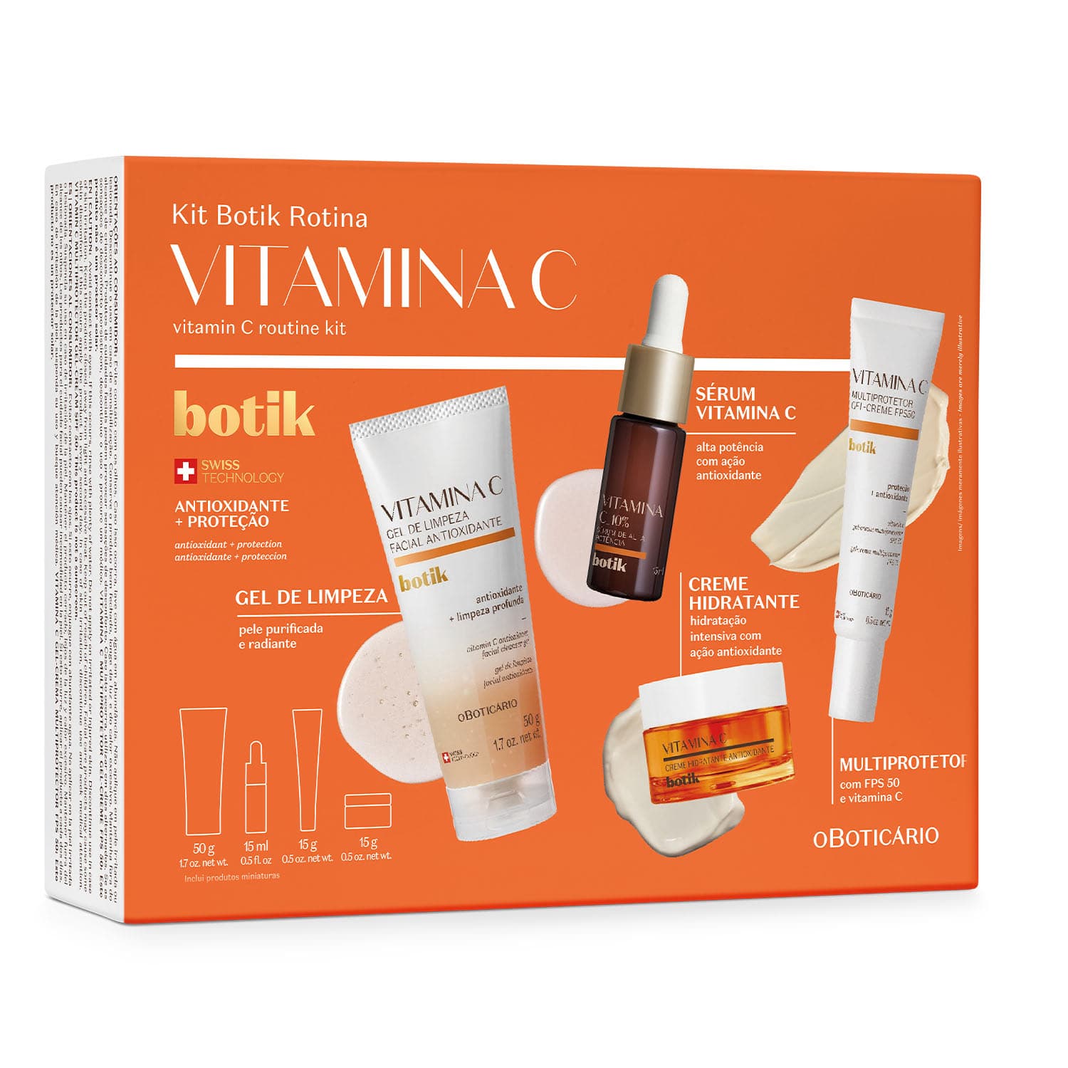 Kit Botik Vitamina C (4 Itens)