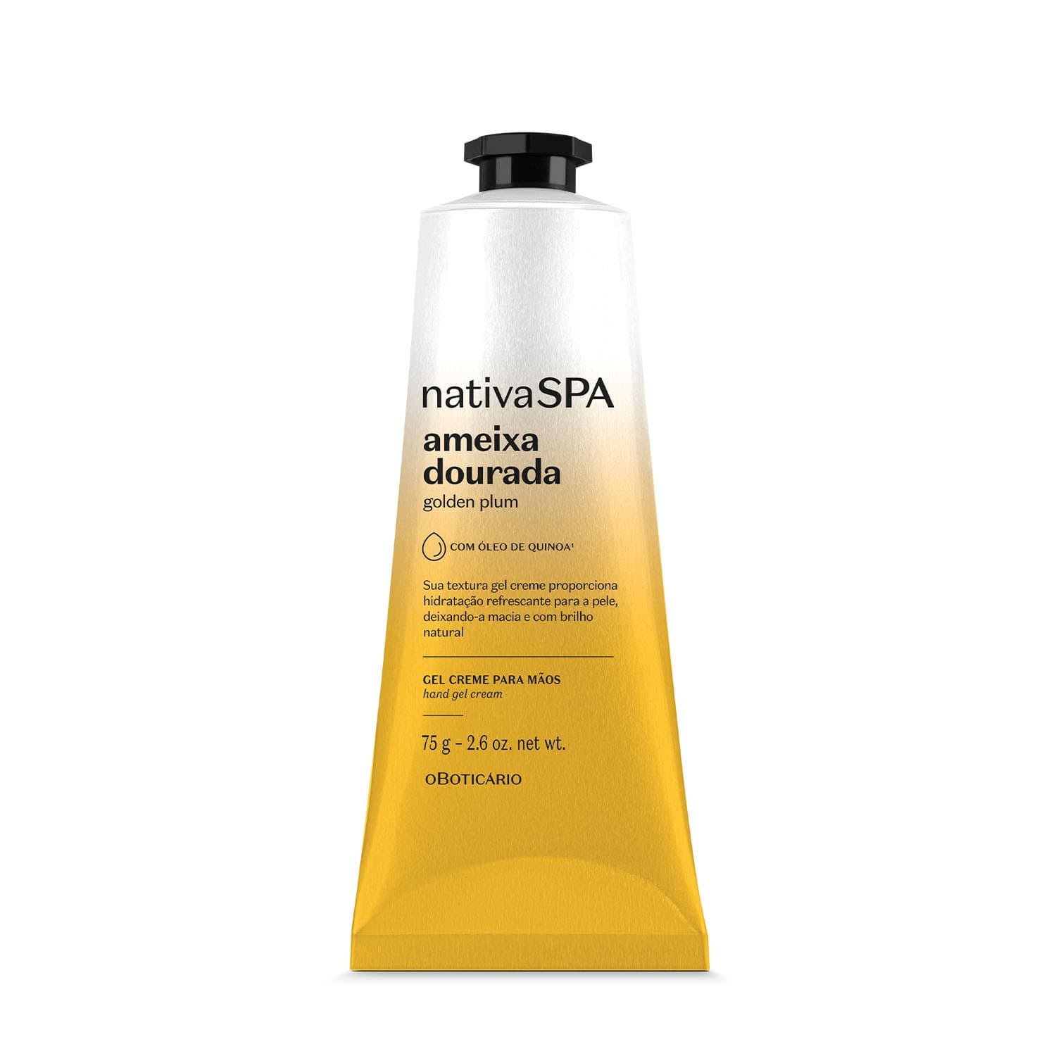 Gel Creme Para As Mãos Nativa Spa Ameixa Dourada 75G