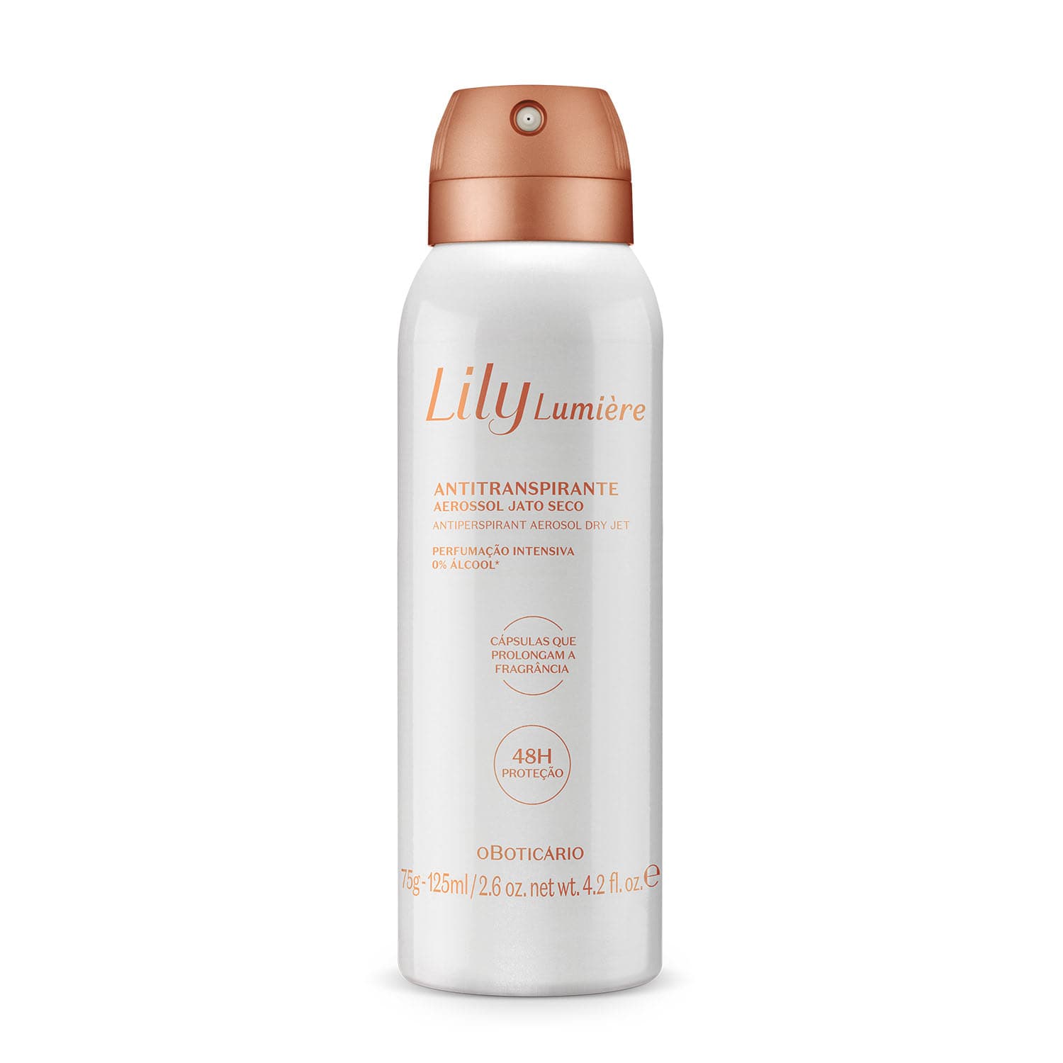 Desodorante Antitranspirante Aerosol Lily Lumière 75G/125Ml