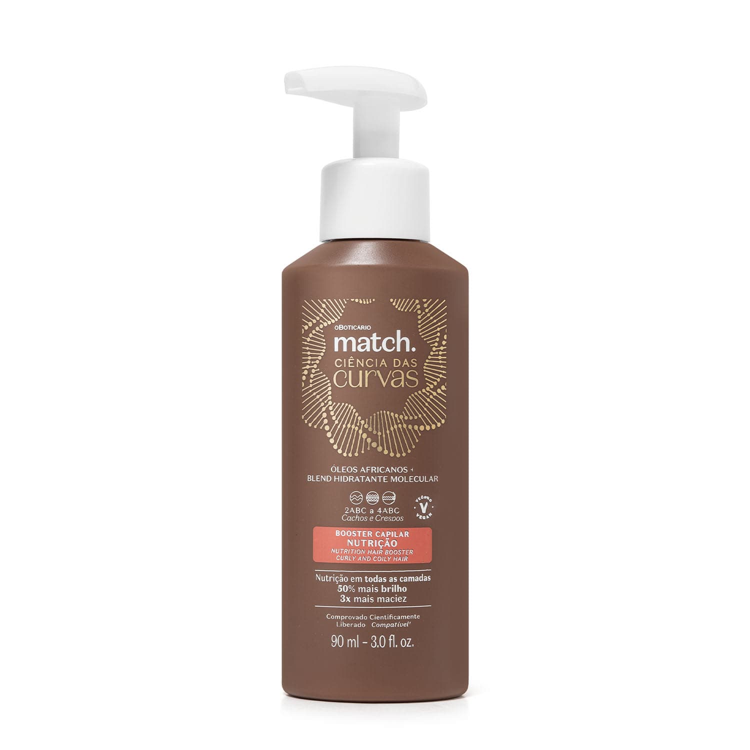 Booster Capilar Nutrição Match Ciência Das Curvas 90Ml