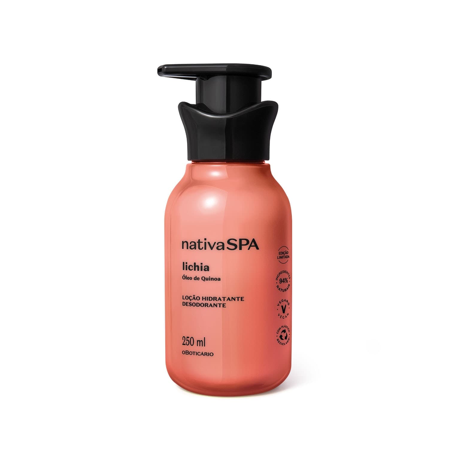 Loção Hidratante Desodorante Corporal Nativa Spa Lichia 250Ml