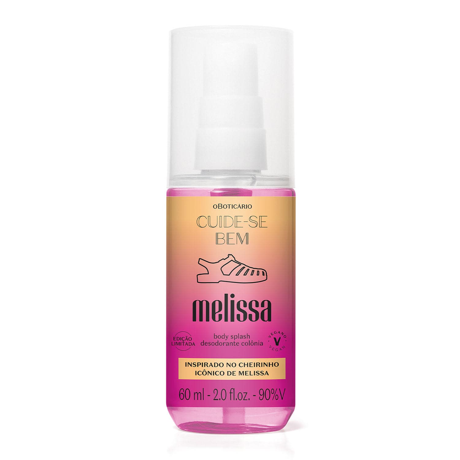 Body Splash Desodorante Colônia Cuide-Se Bem Melissa 60Ml