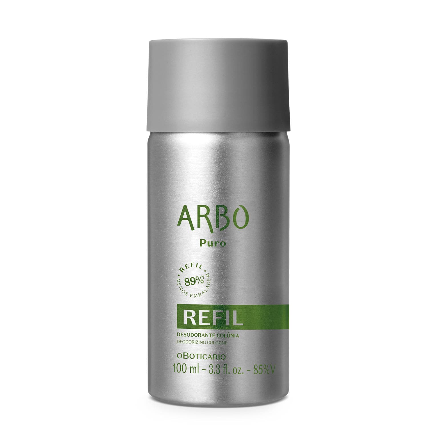Refil Arbo Puro Desodorante Colônia 100Ml