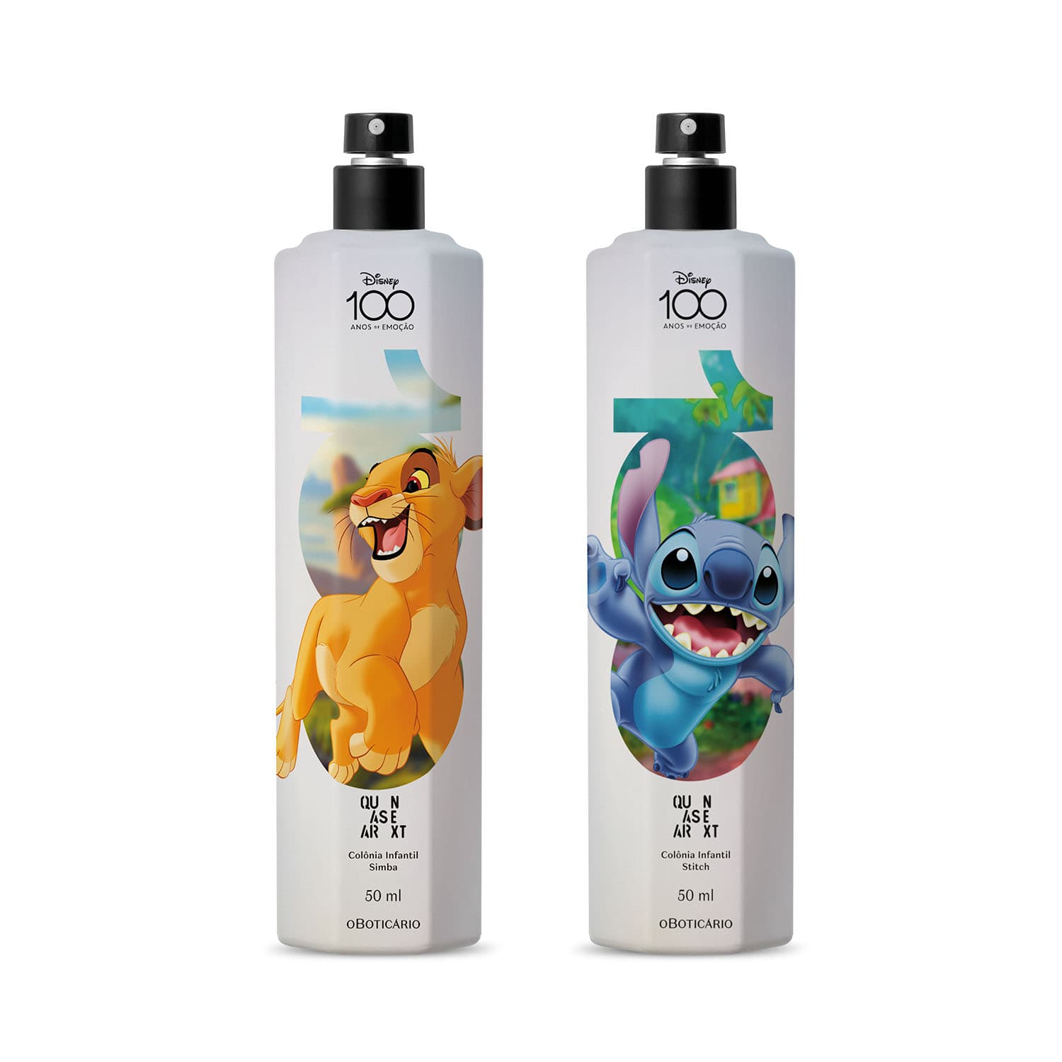 Kit Duo Colônia Infantil Quasar Next Disney100 2X50Ml