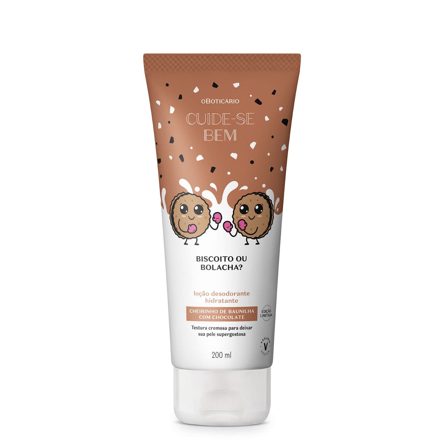 Loção Hidratante Desodorante Corporal Cuide-Se Bem Biscoito Ou Bolacha 200Ml