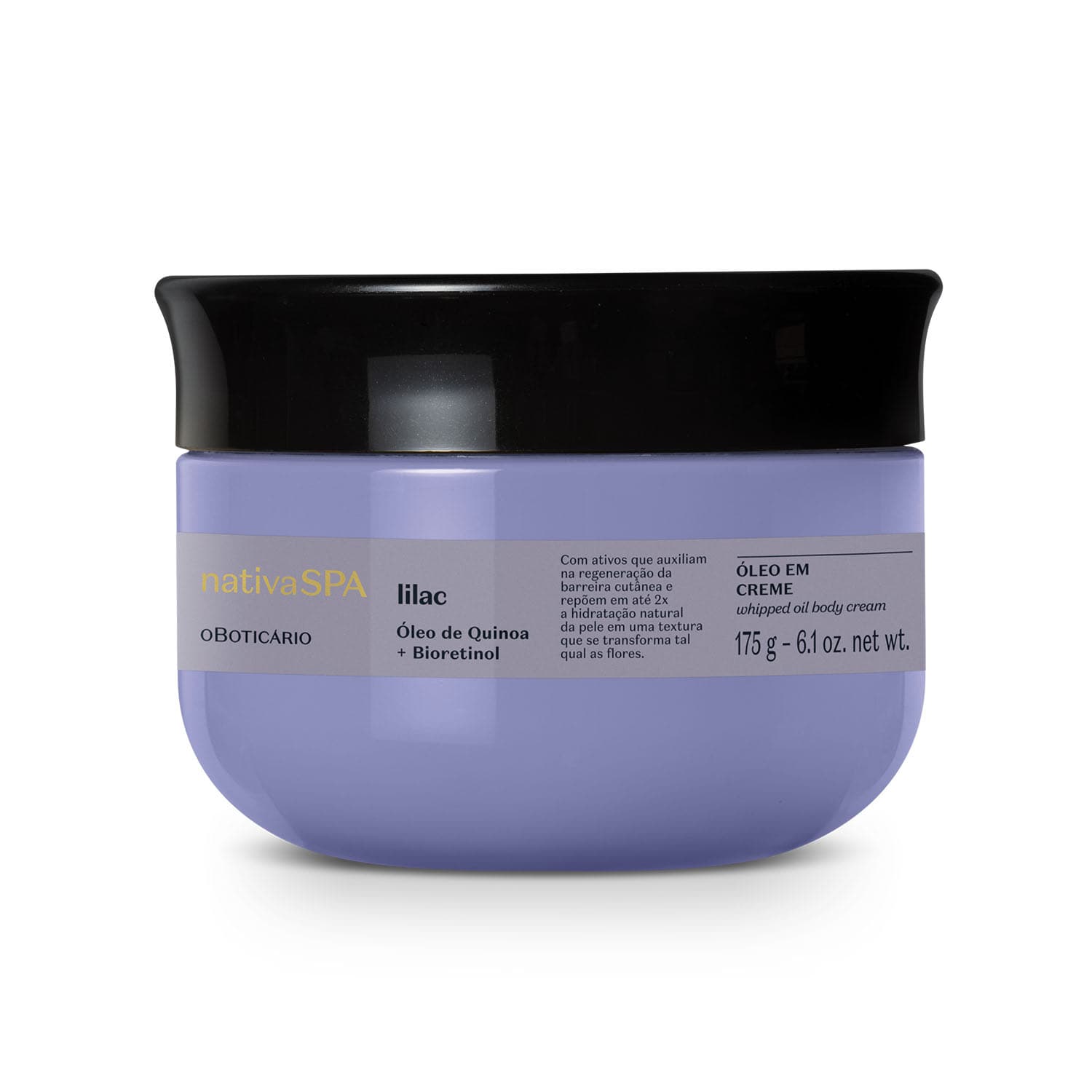 Óleo Em Creme Corporal Nativa Spa Lilac 175G
