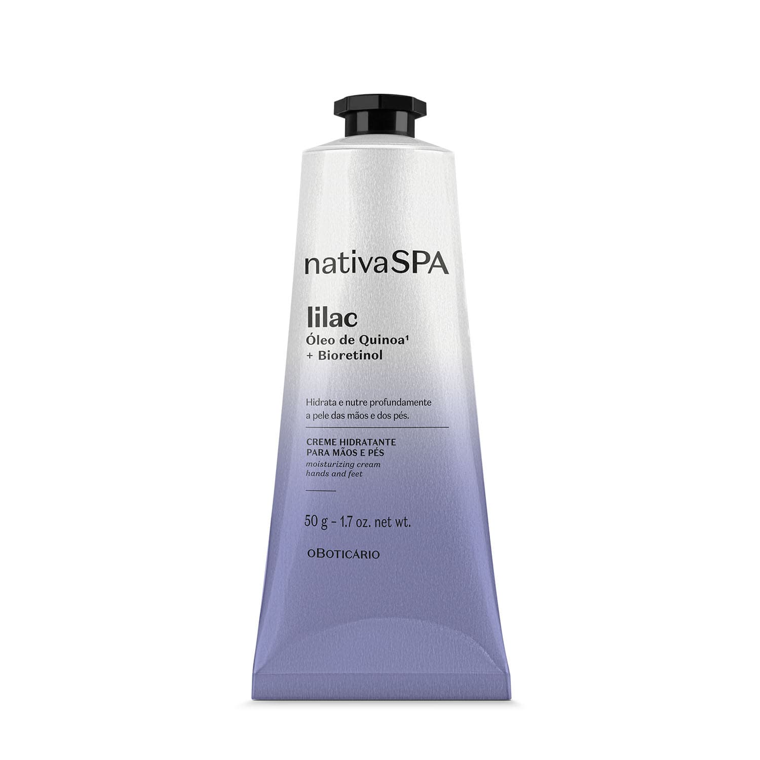 Creme Hidratante Para Mãos E Pés Nativa Spa Lilac 50G