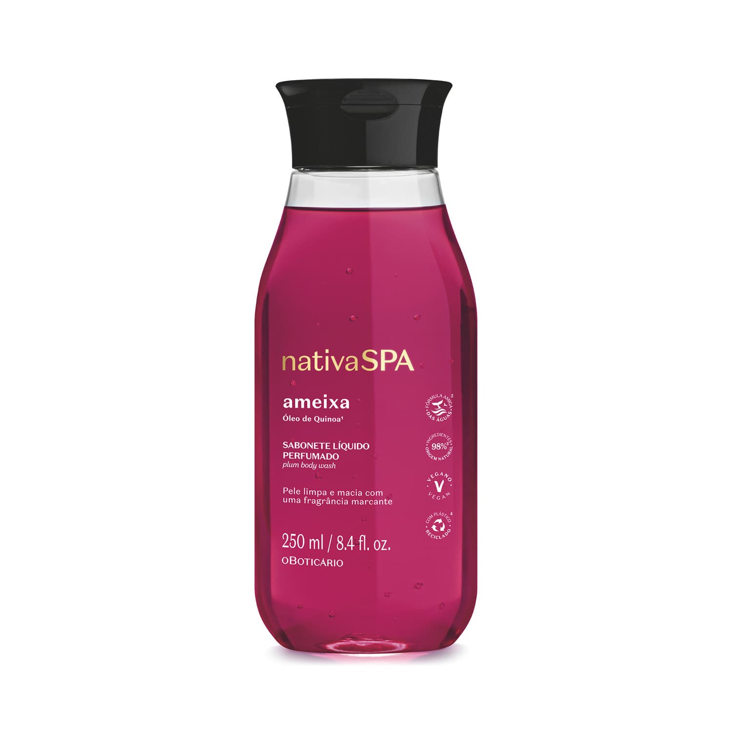Sabonete Líquido Perfumado Nativa Spa Ameixa 250Ml