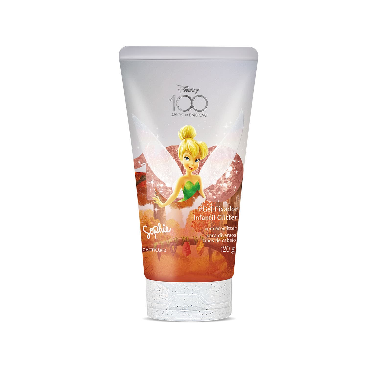 Gel Fixador Infantil Glitter Sophie Disney100 120G