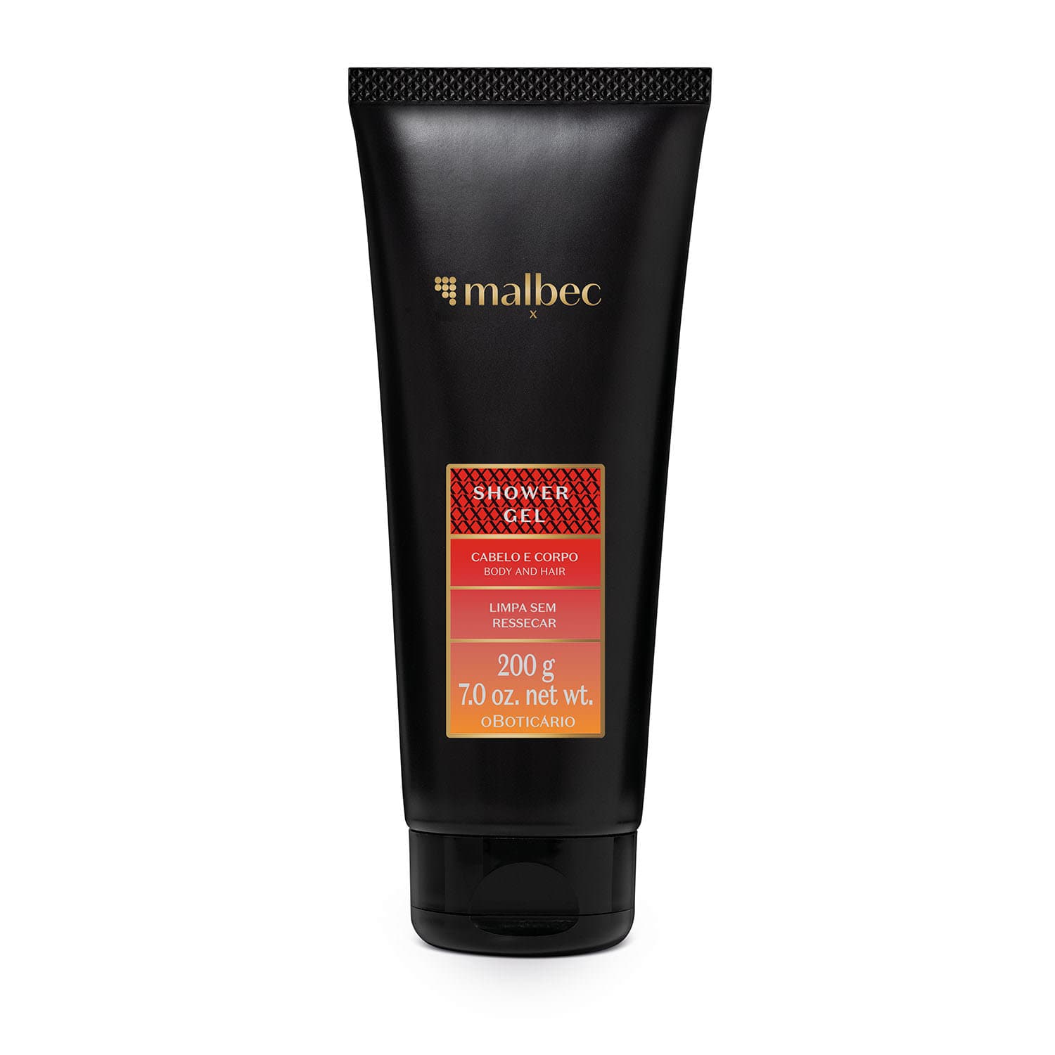 Shower Gel Cabelo E Corpo Malbec X 200G