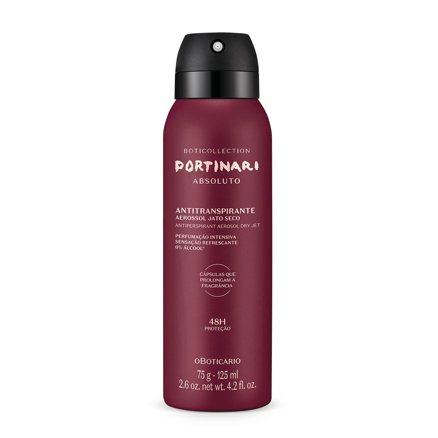 Desodorante Antitranspirante Aerossol Portinari Absoluto 75G/125Ml