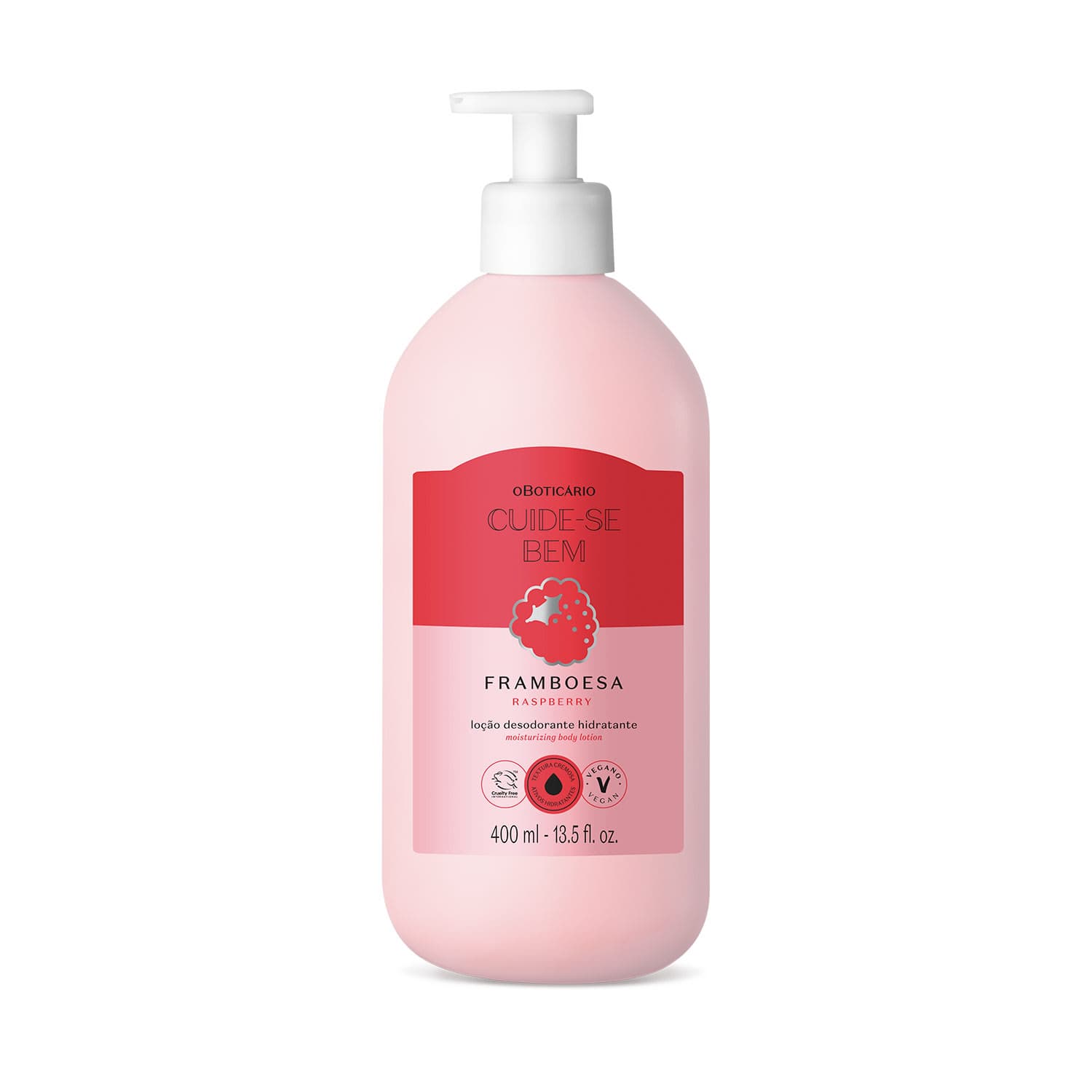 Loção Desodorante Hidratante Cuide-Se Bem Feira Framboesa 400Ml