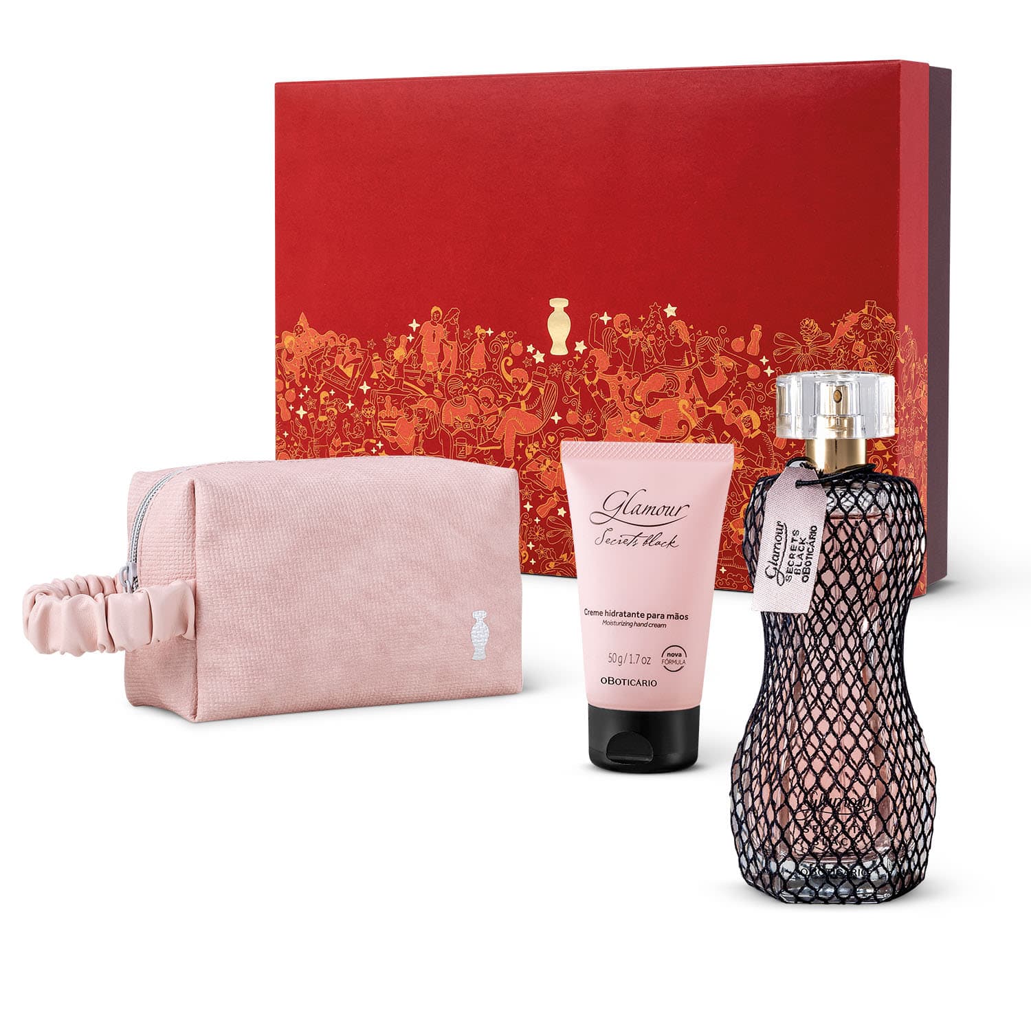 Kit Presente Glamour Secrets Black (3 Itens)