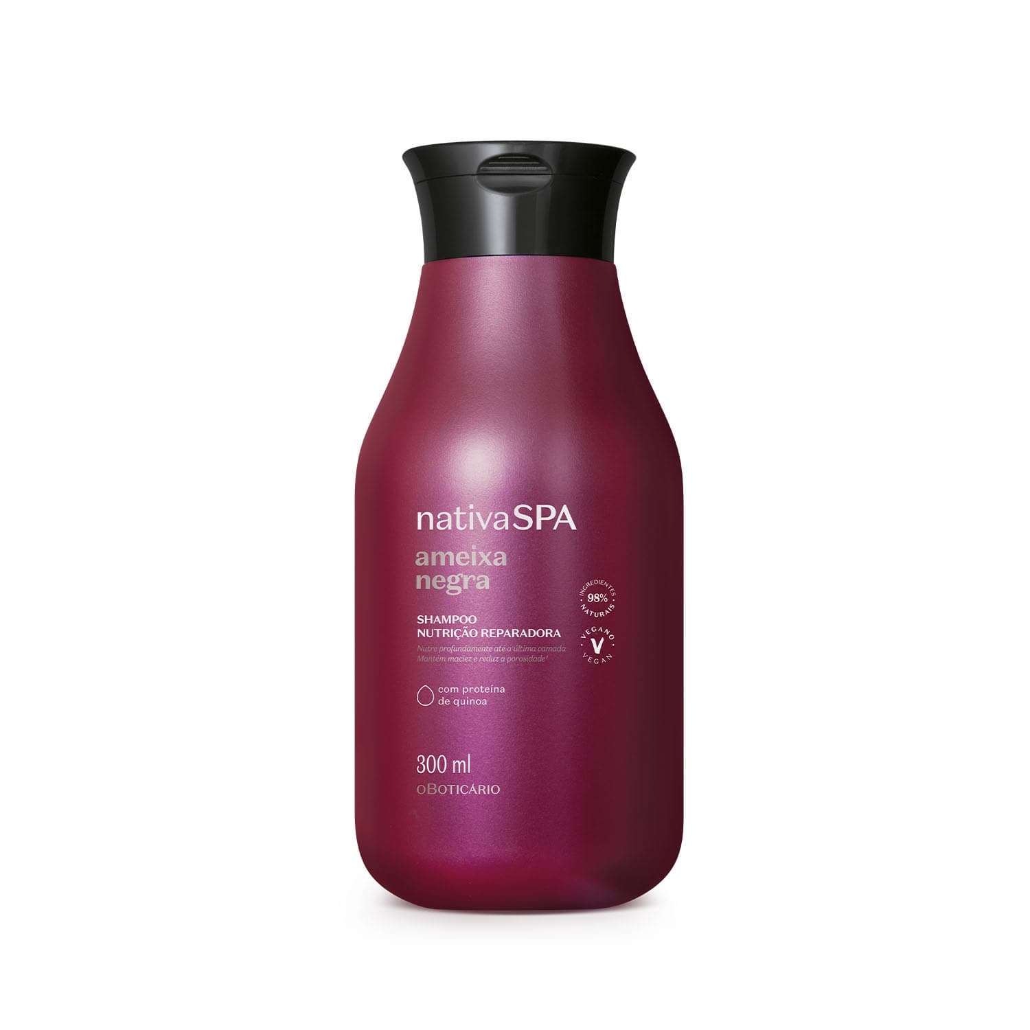 Shampoo Nutrição Reparadora Nativa Spa Ameixa Negra 300Ml