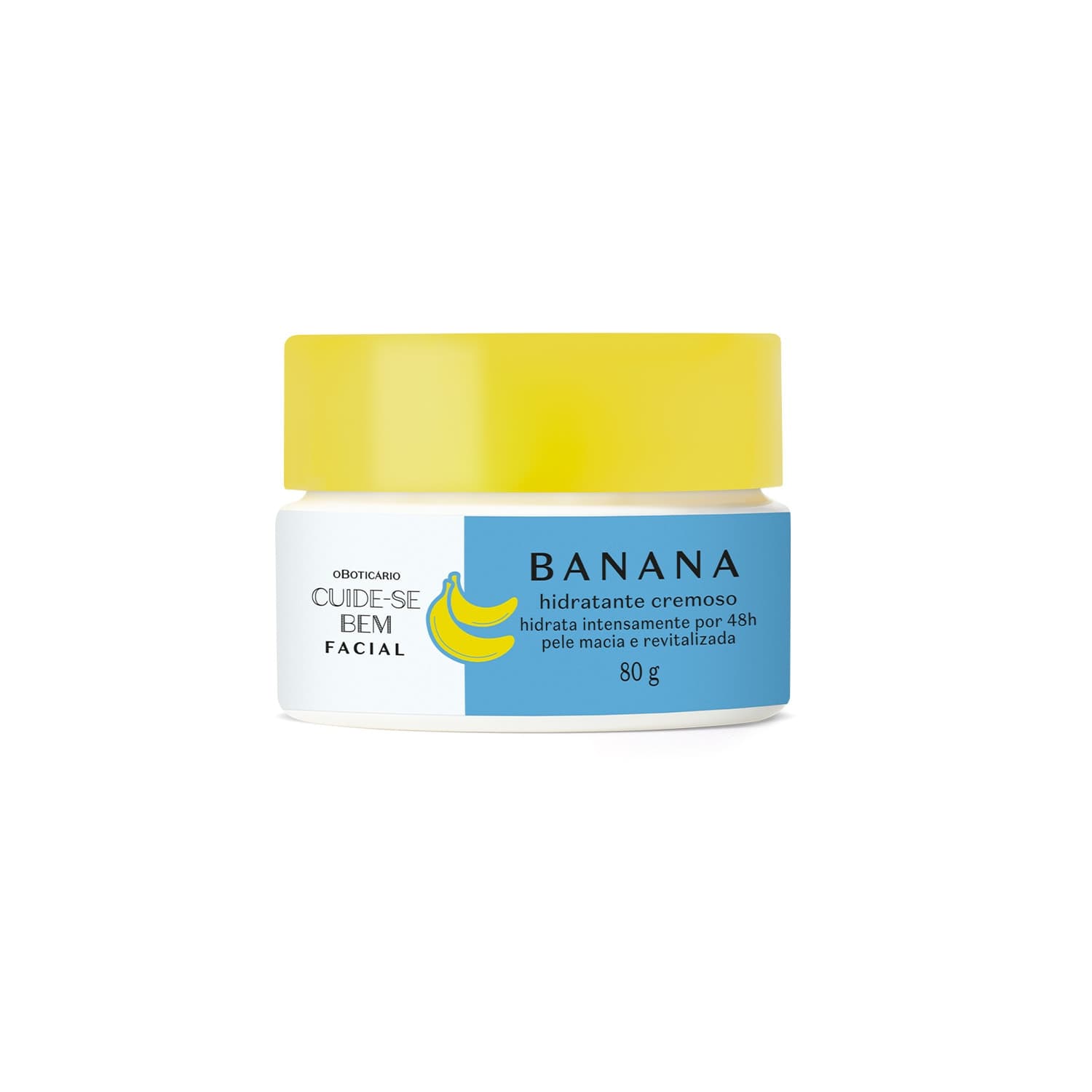 Hidratante Cremoso Facial Cuide-Se Bem Feira Banana 80G