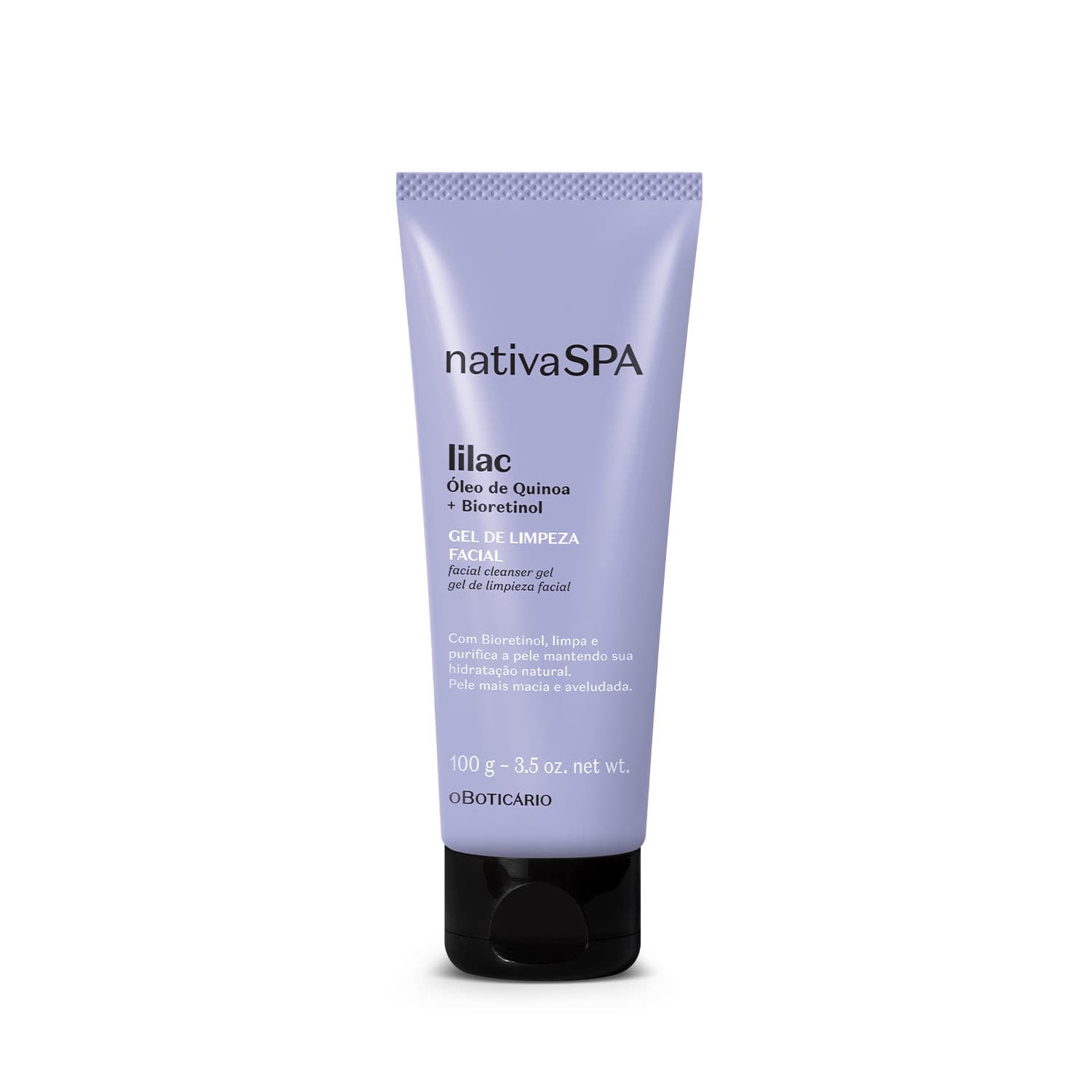 Gel De Limpeza Facial Nativa Spa Lilac 100G
