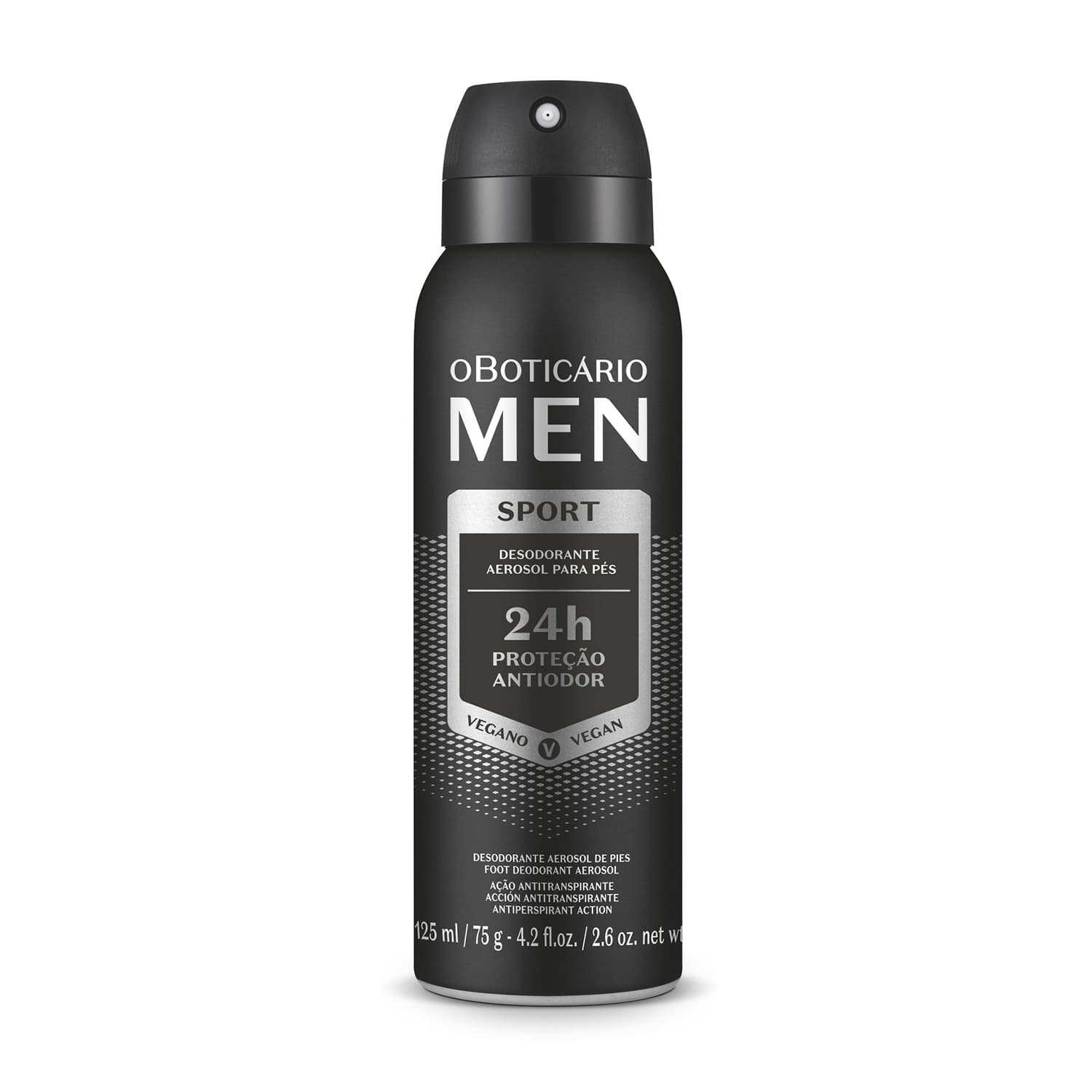 Desodorante Aerosol Para Os Pés Men Sport 125Ml