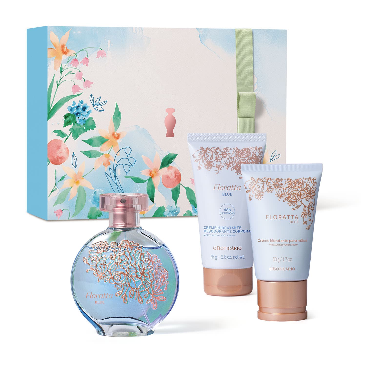 Kit Presente Floratta Blue (3 Itens)