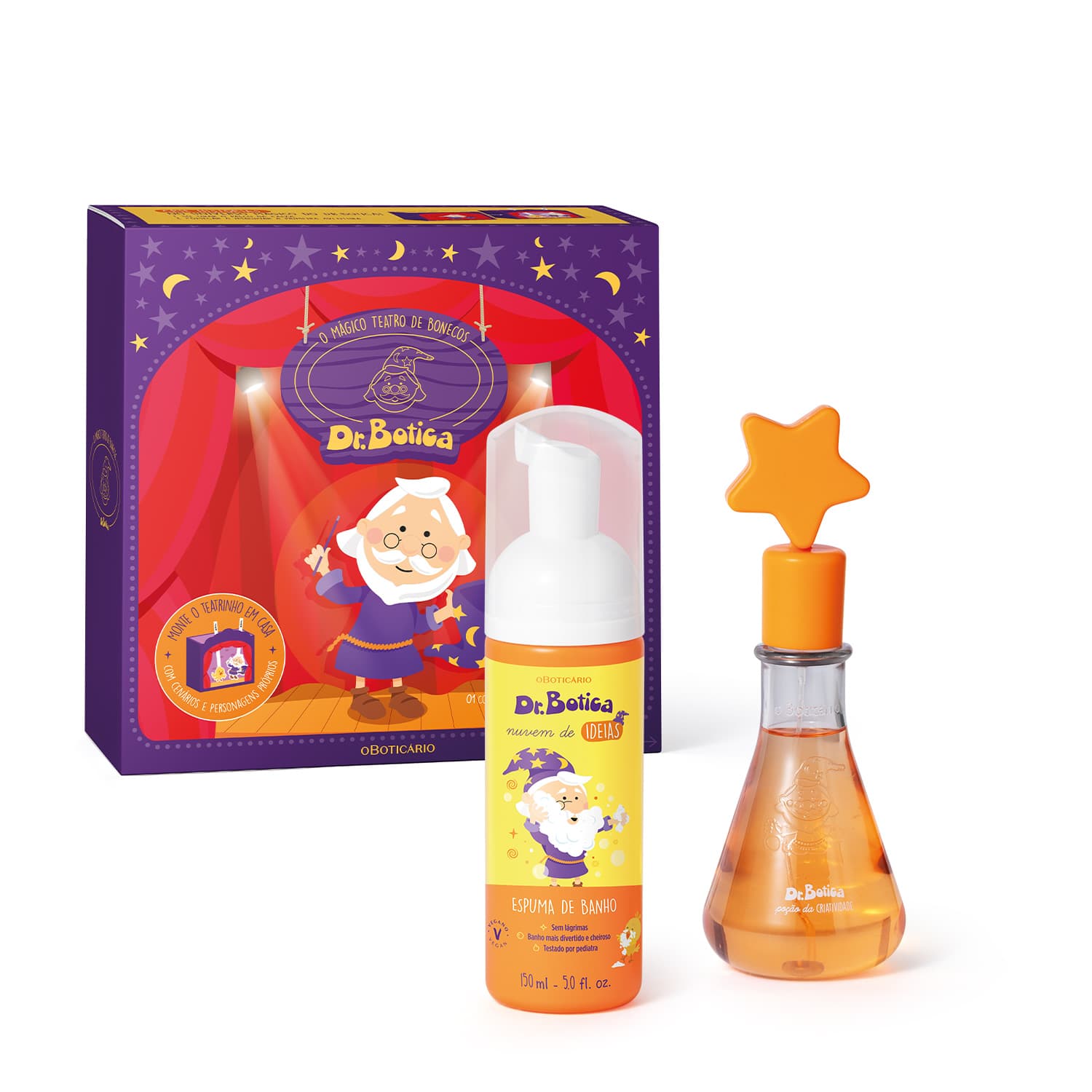 Kit Dr. Botica O Mágico Teatro De Bonecos (2 Itens)