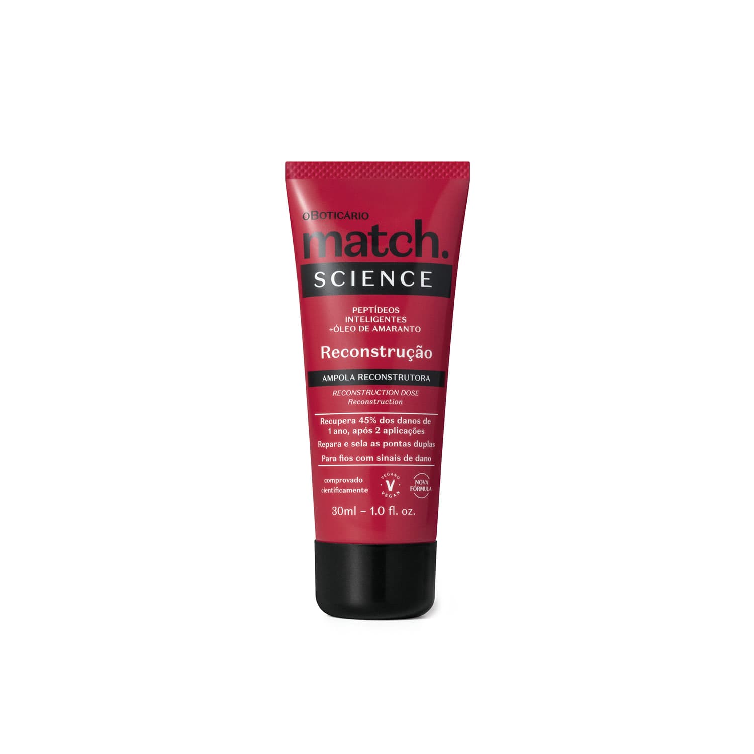 Ampola Capilar Match Science Reconstrução 30Ml