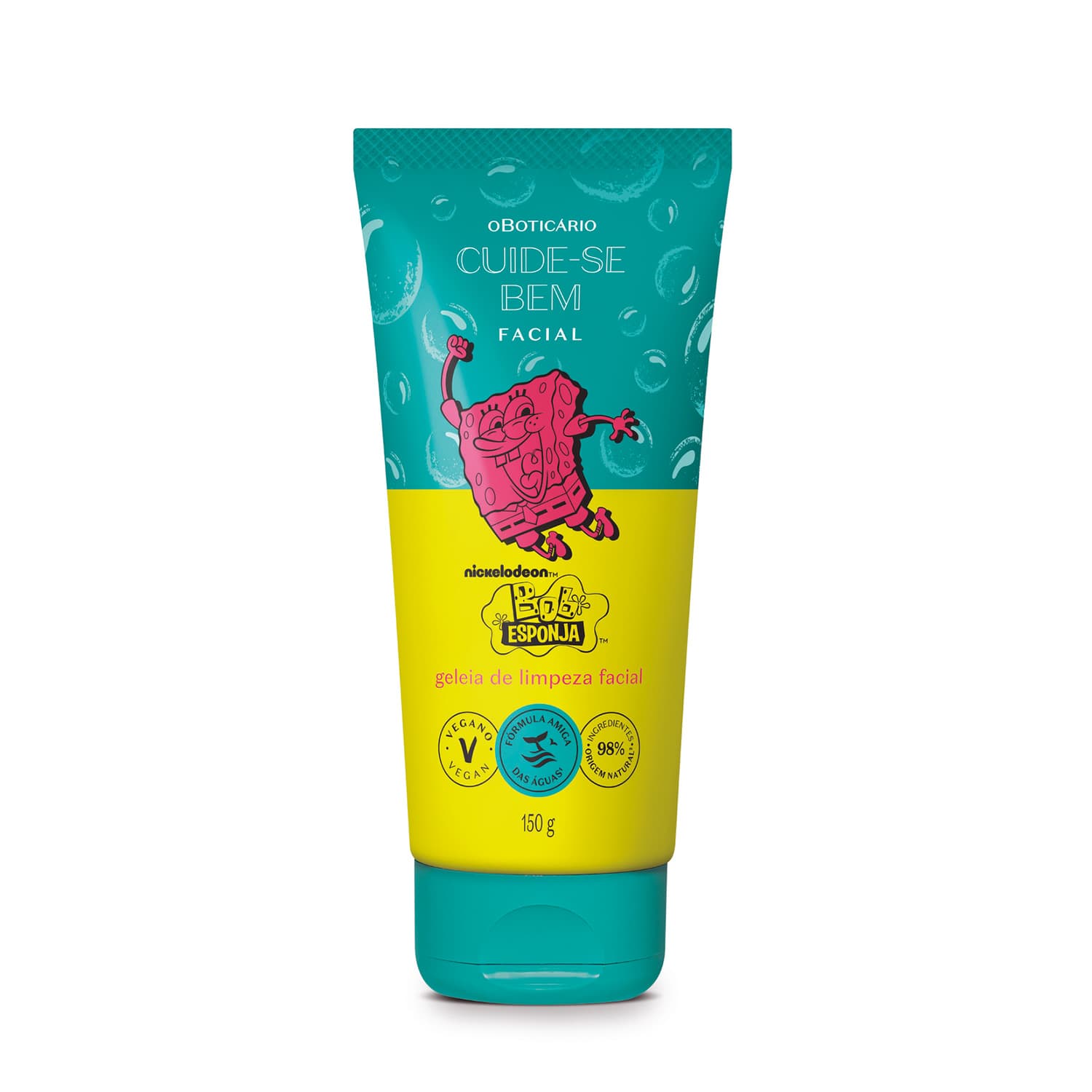 Geleia De Limpeza Facial Cuide-Se Bem Bom Esponja 150G