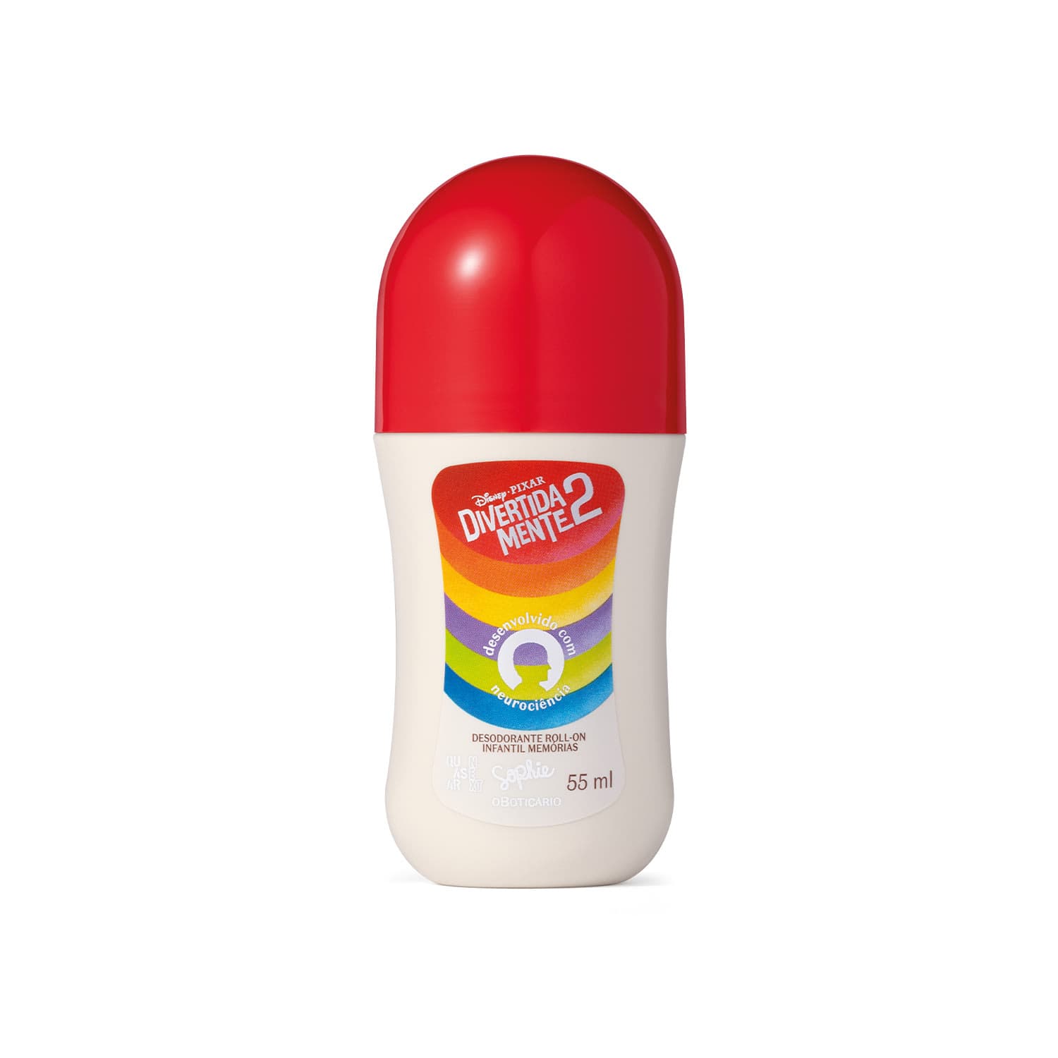 Desodorante Roll-On Infantil Memórias Sophie Quasar Next Divertida Mente 2 55Ml