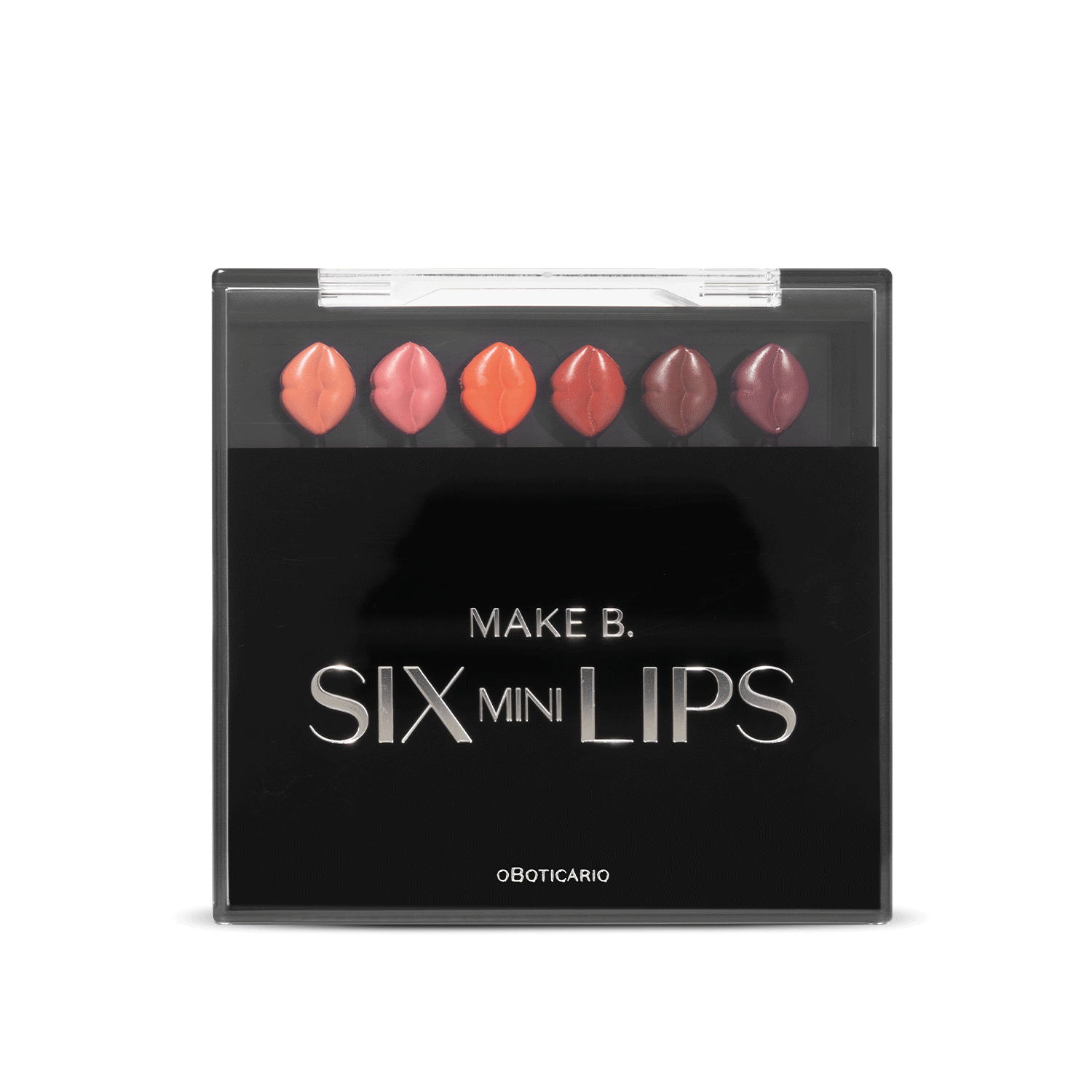 Estojo Mini Batons Six Mini Lips Make B. 6X 0,4G Cada