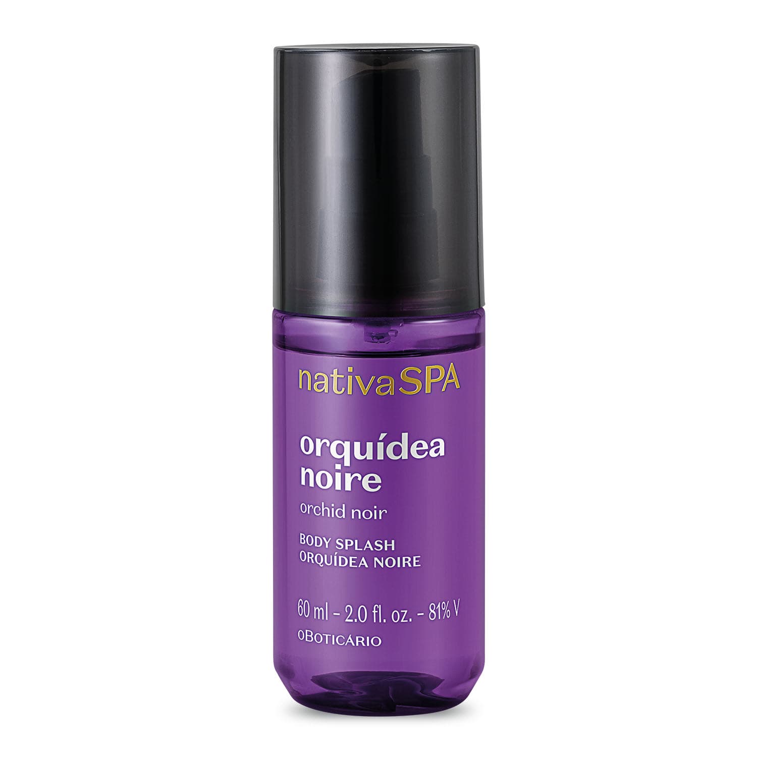 Body Splash Nativa Spa Orquídea Noire 60Ml