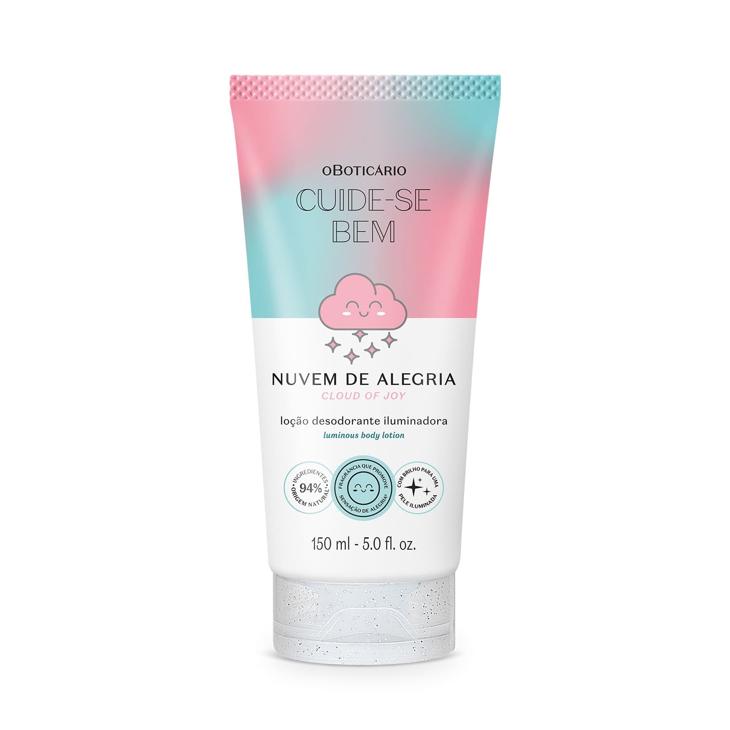 Loção Desodorante Corporal Iluminadora Cuide-Se Bem Nuvem De Alegria 150Ml