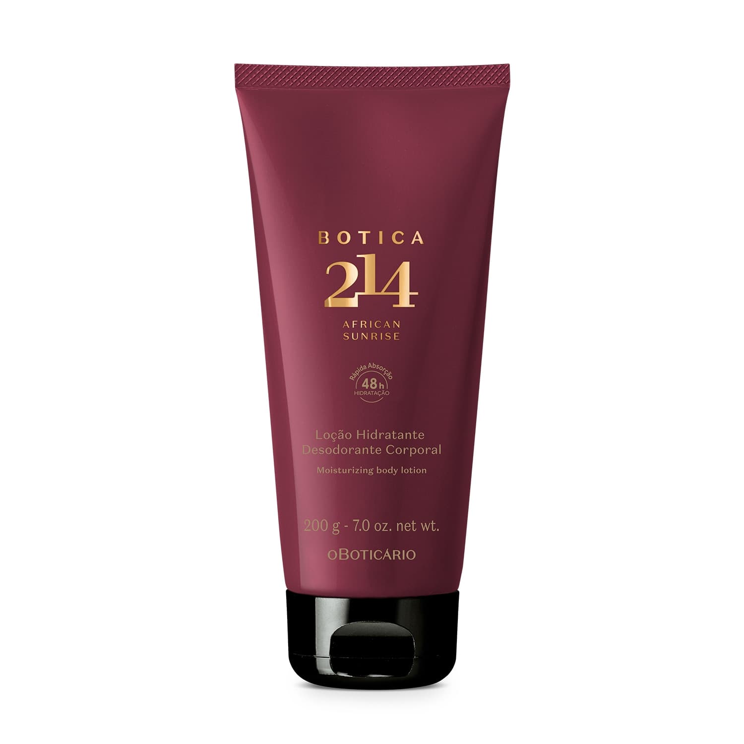 Loção Hidratante Desodorante Corporal Masculino Botica 214 African Sunrise 200G