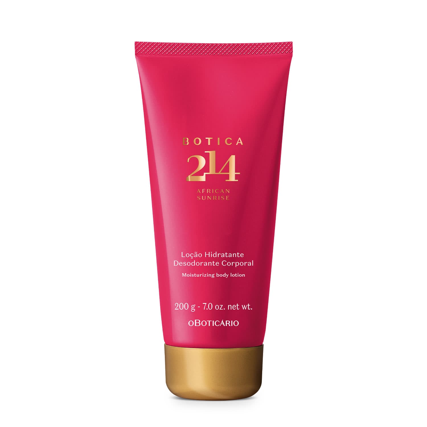 Loção Hidratante Desodorante Corporal Feminino Botica 214 African Sunrise 200G