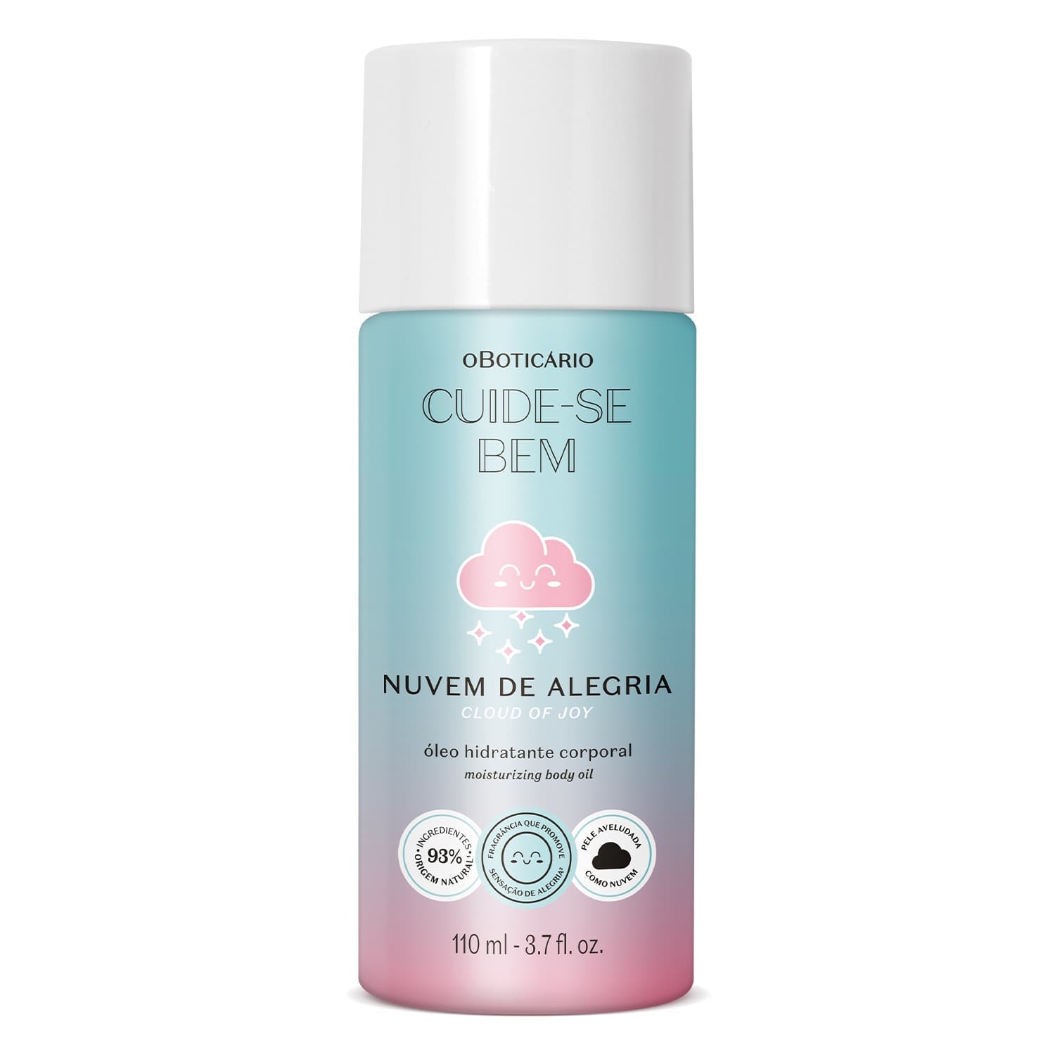 Óleo Hidratante Corporal Cuide-Se Bem Nuvem De Alegria 110Ml