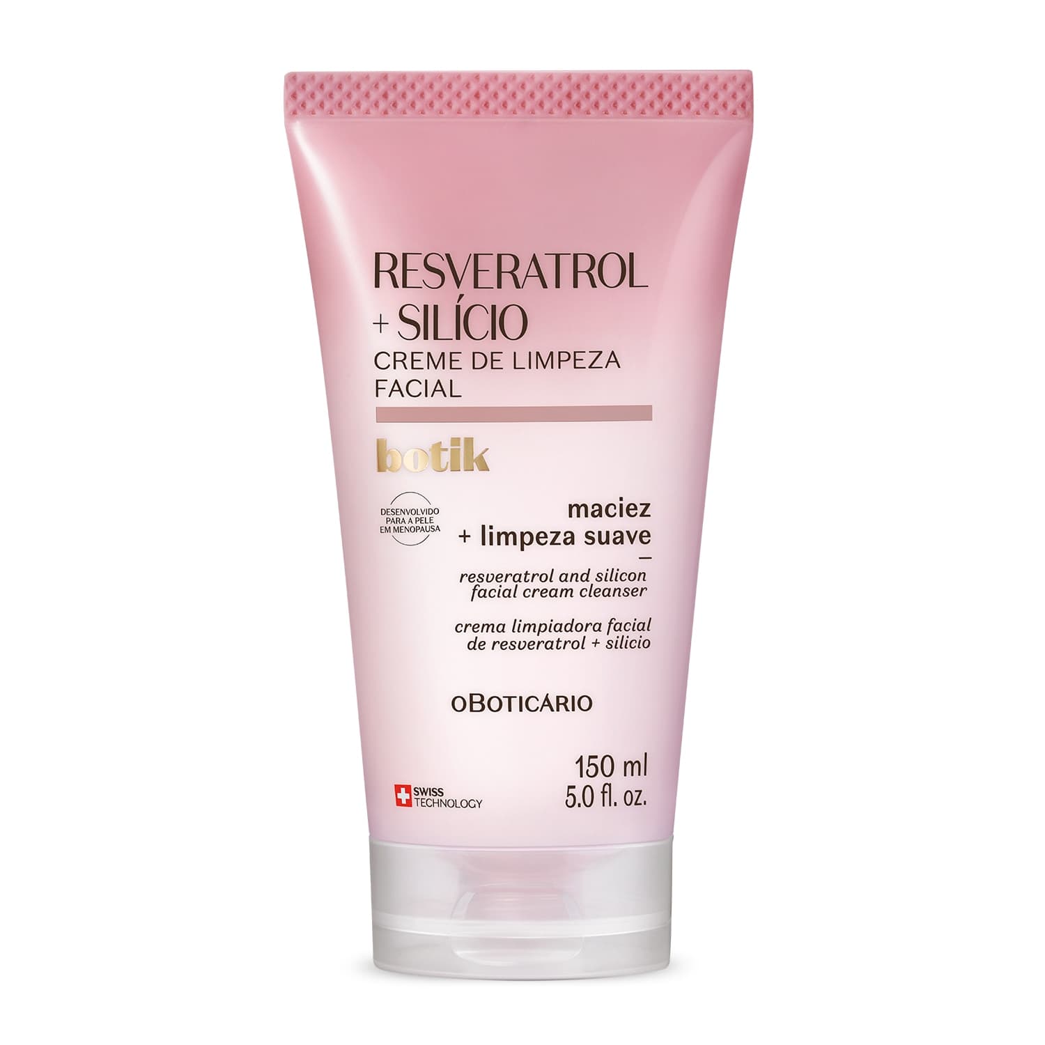 Creme De Limpeza Facial Botik Resveratrol E Silício 150Ml