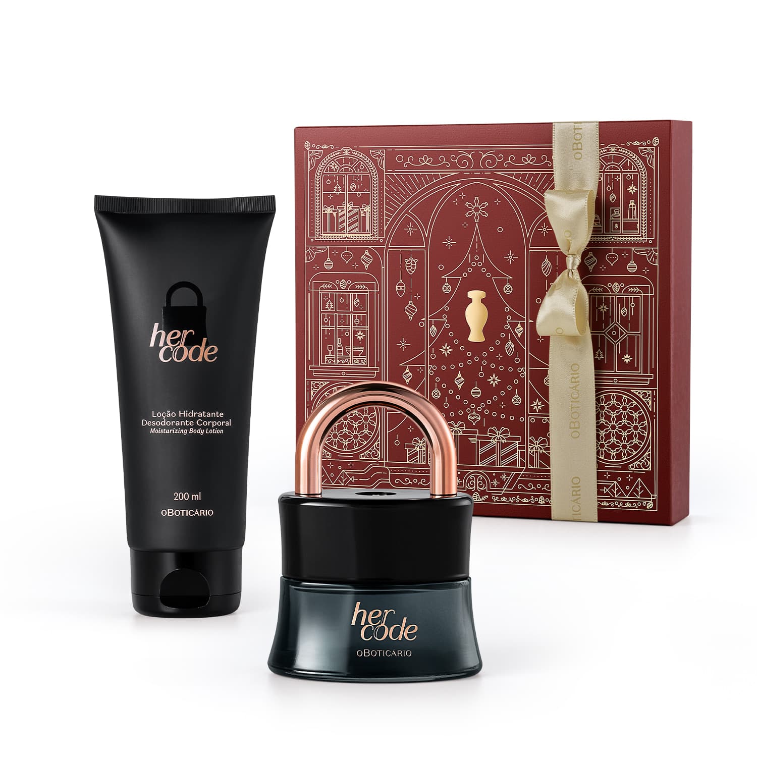Kit Presente Natal Her Code (2 Itens)