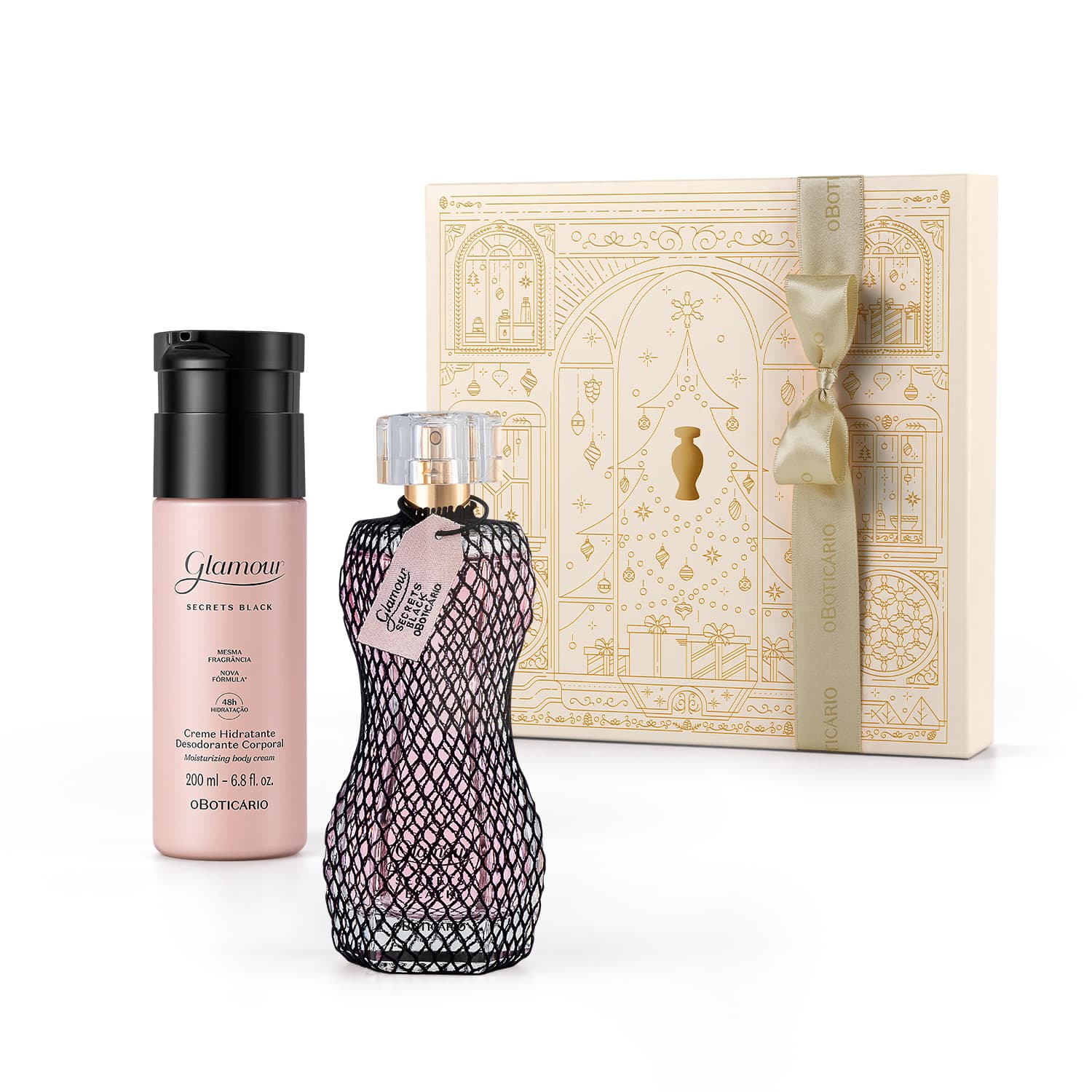 Kit Presente Glamour Secrets Black (2 Itens)
